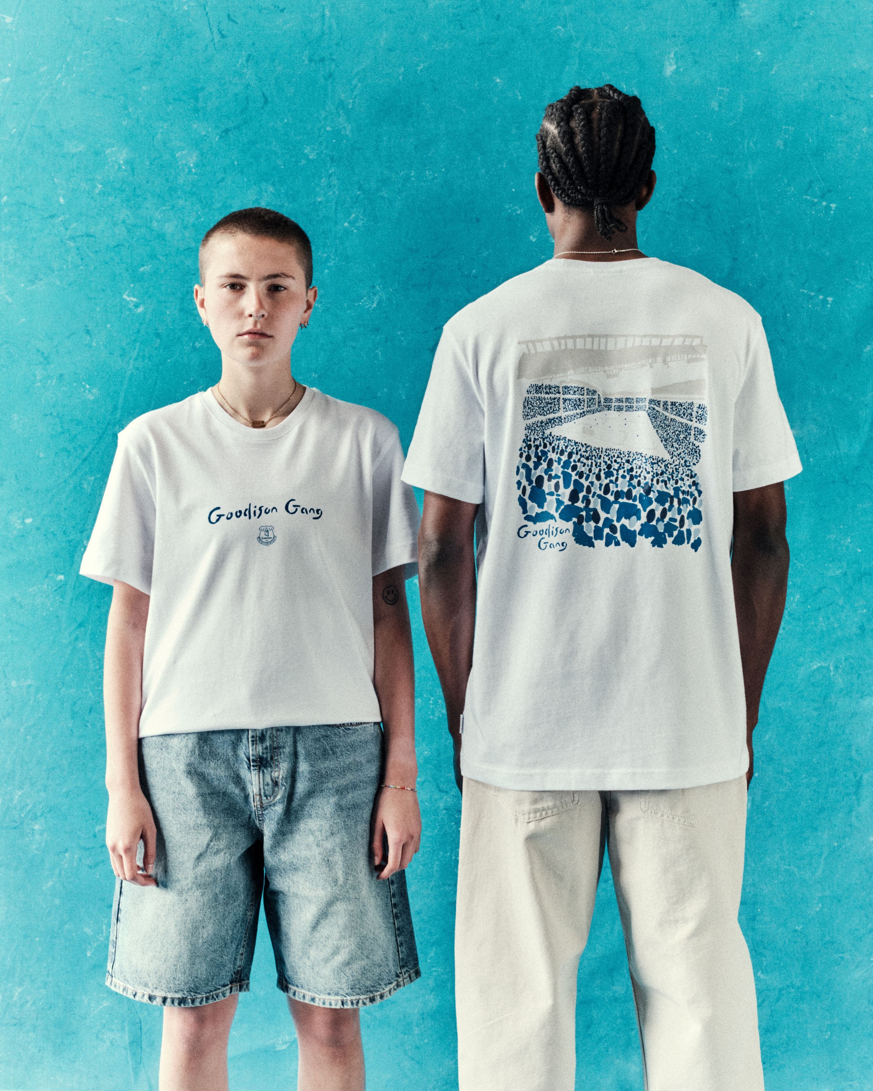 ART OF x Everton Goodison Gang Tee | EFC White Graphic Football T-shirt