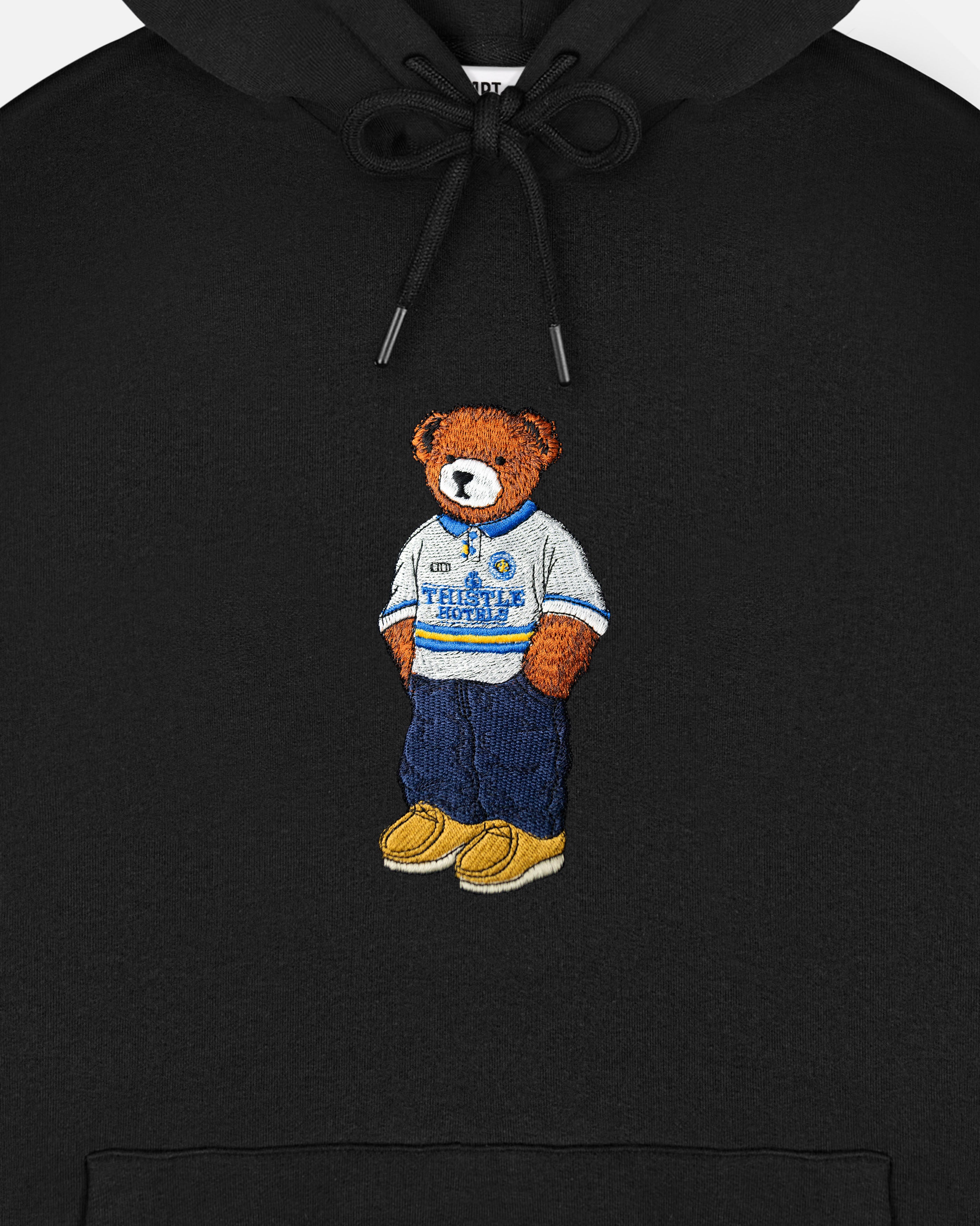ART OF x Leeds Pickles Hoodie | LUFC Black Embroidered Football Sweat