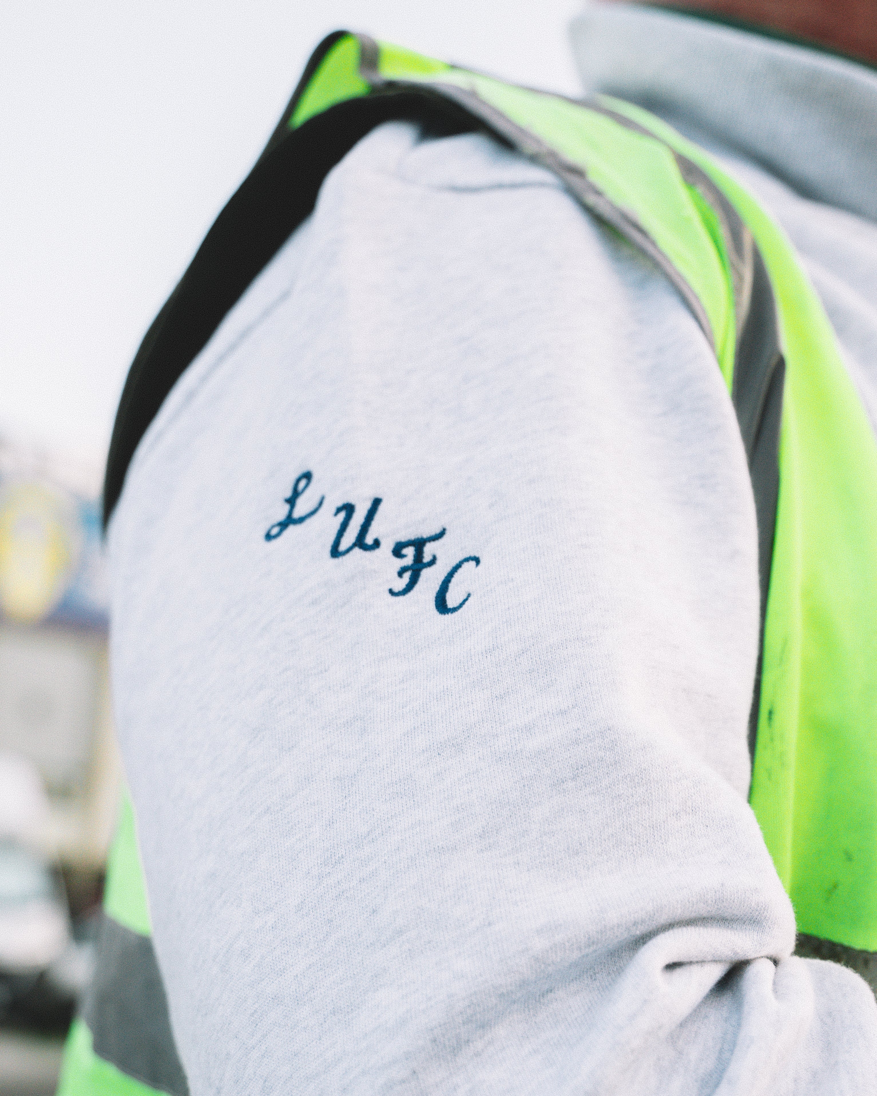 ART OF x Leeds United Grey Quarter Zip Sweat | LUFC Football Merch