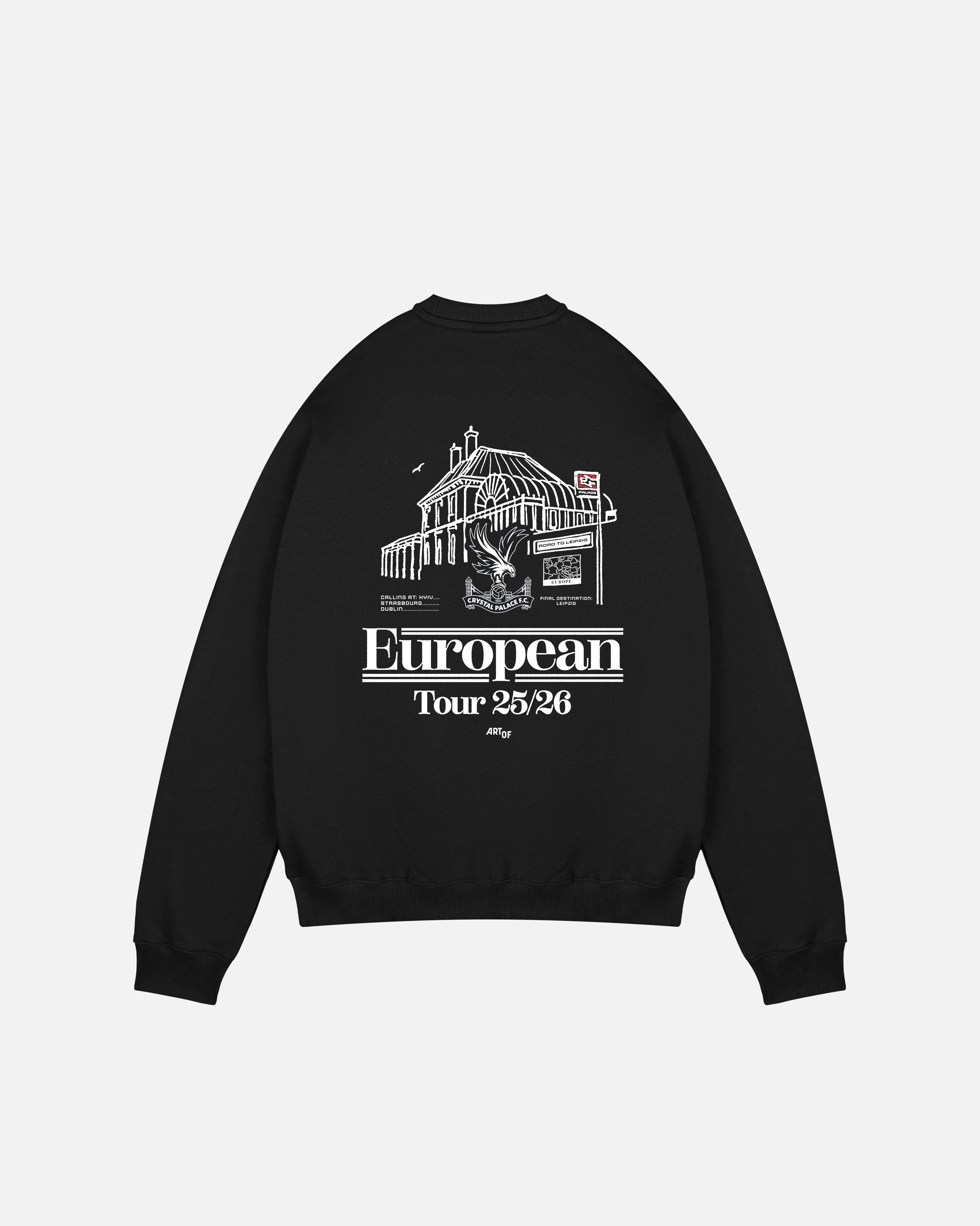 ART OF x Crystal Palace European Tour Sweat | Printed Football Merch