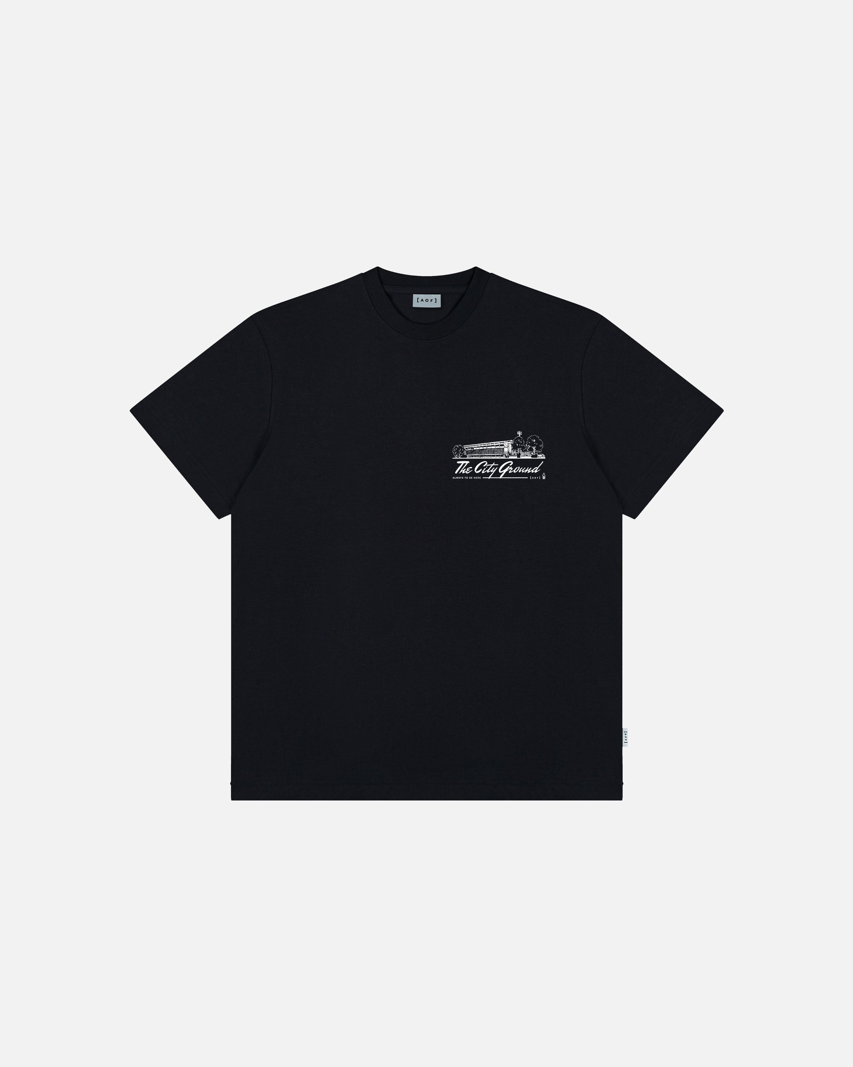 ART OF x Forest The City Ground Tee | NFFC Black Football T-shirt