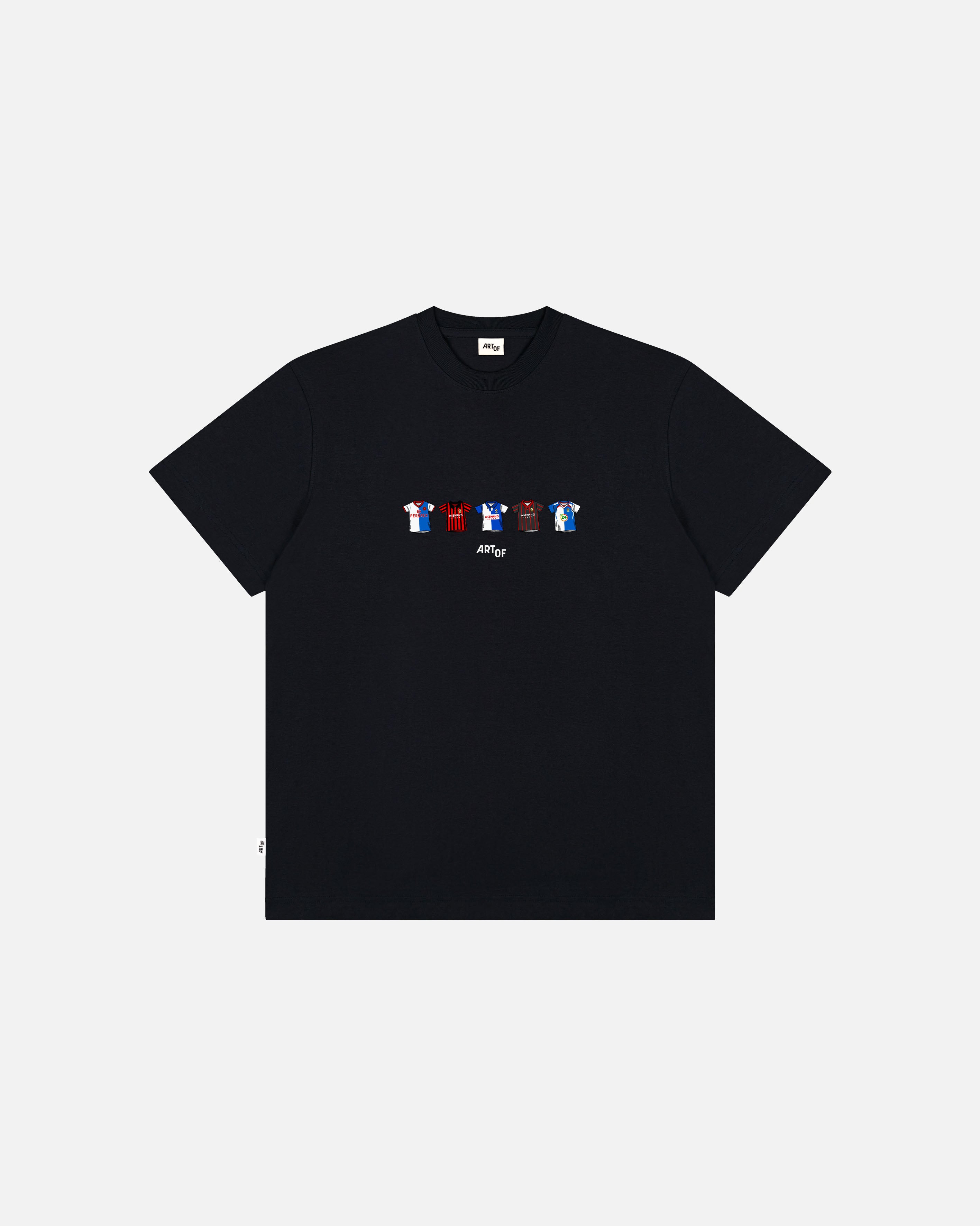 ART OF Blackburn Rovers Classics Tee | BRFC Black Football T-shirt
