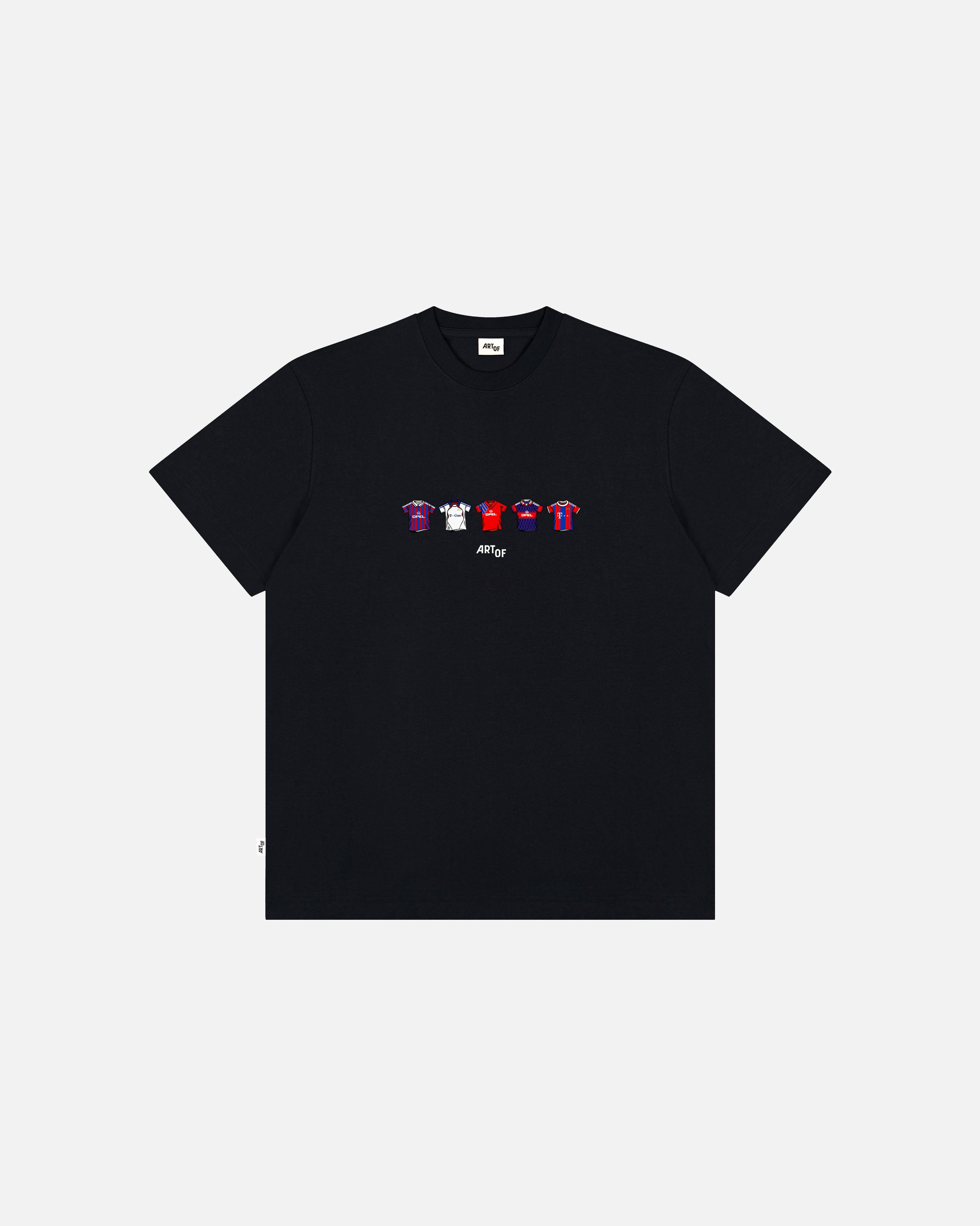ART OF Bayern Classics Tee | Black Graphic German Football T-shirt