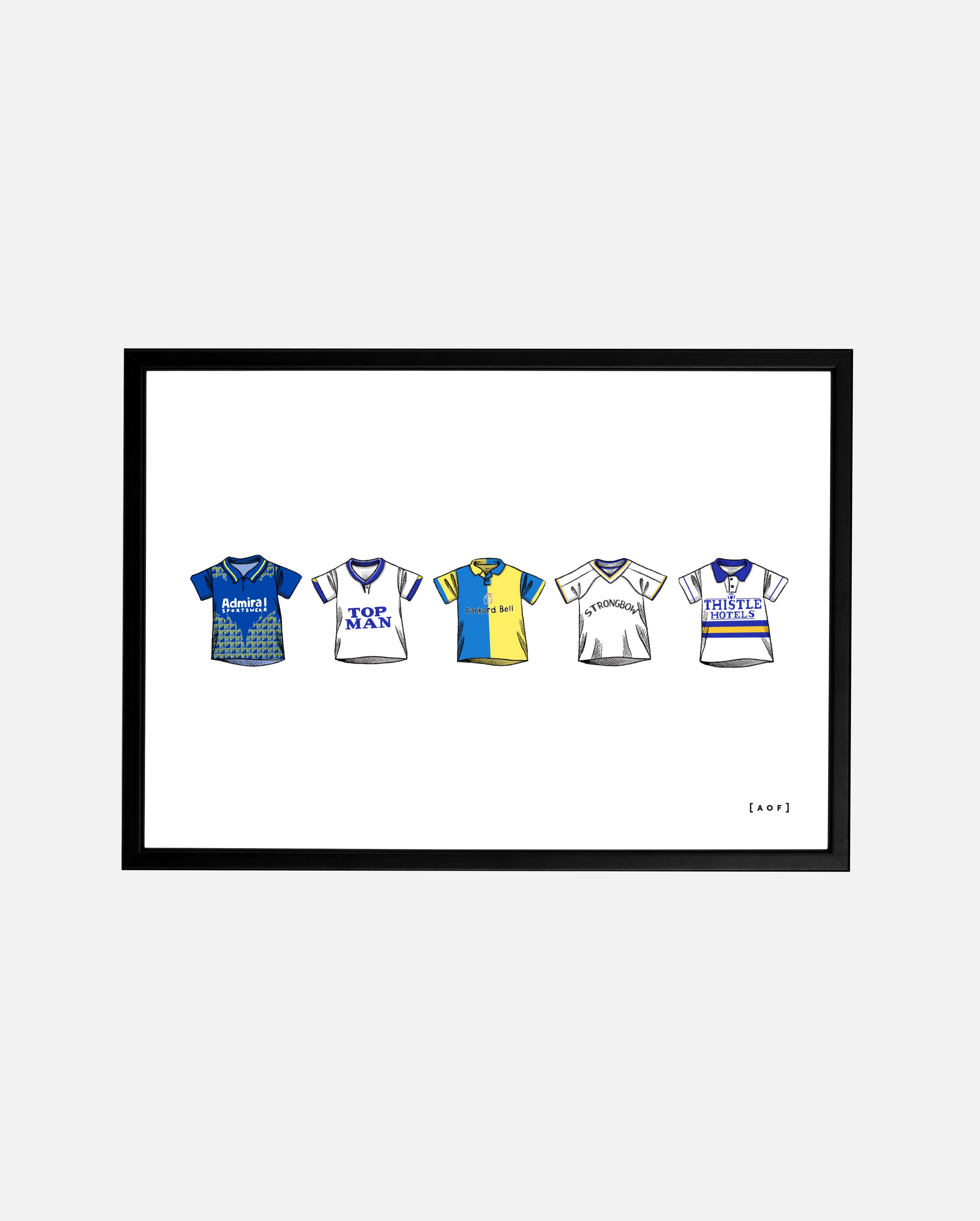 ART OF x Leeds United Classics Framed Print | LUFC Football Art