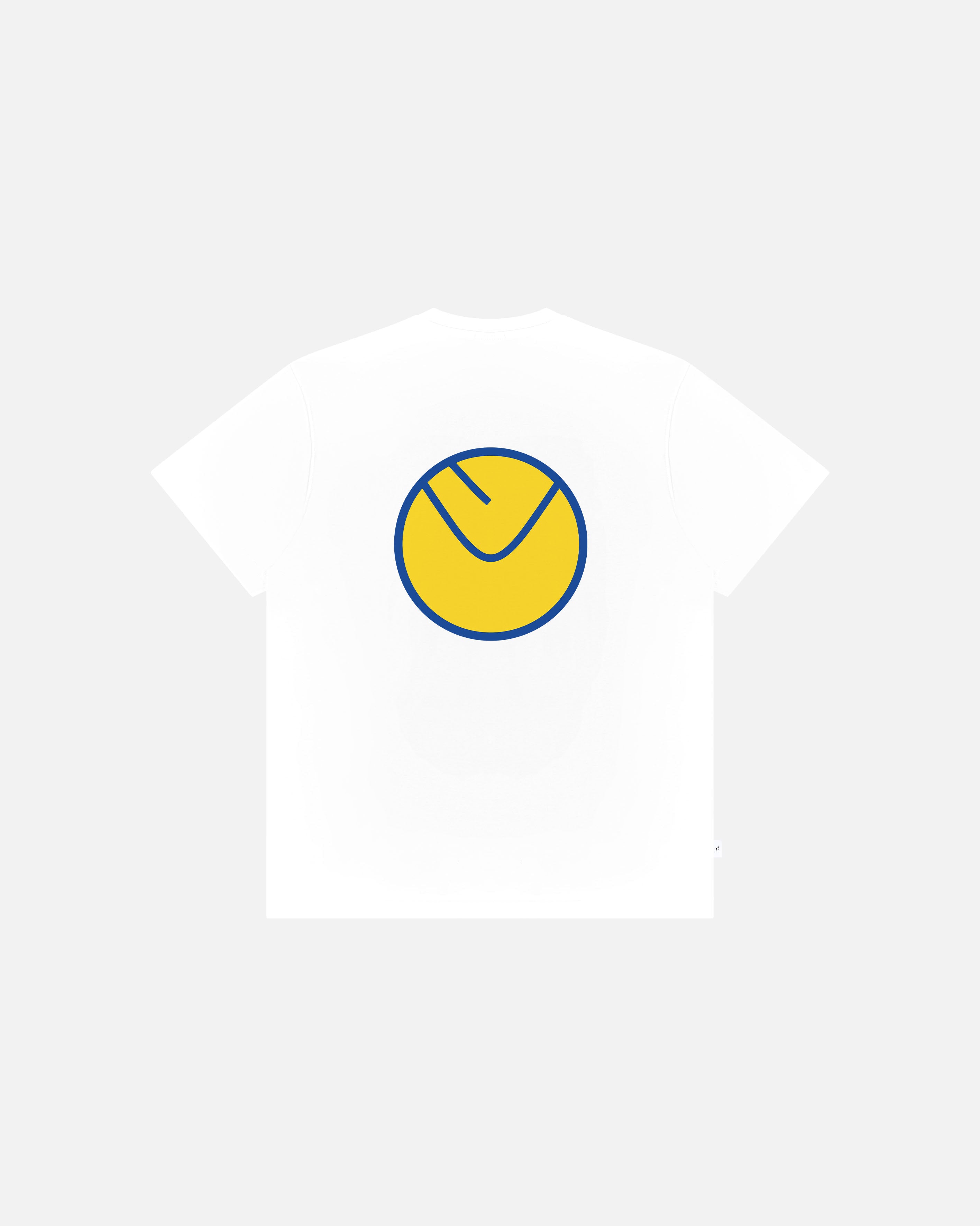 ART OF x Leeds United Smiley Tee | LUFC White Graphic Football T-shirt