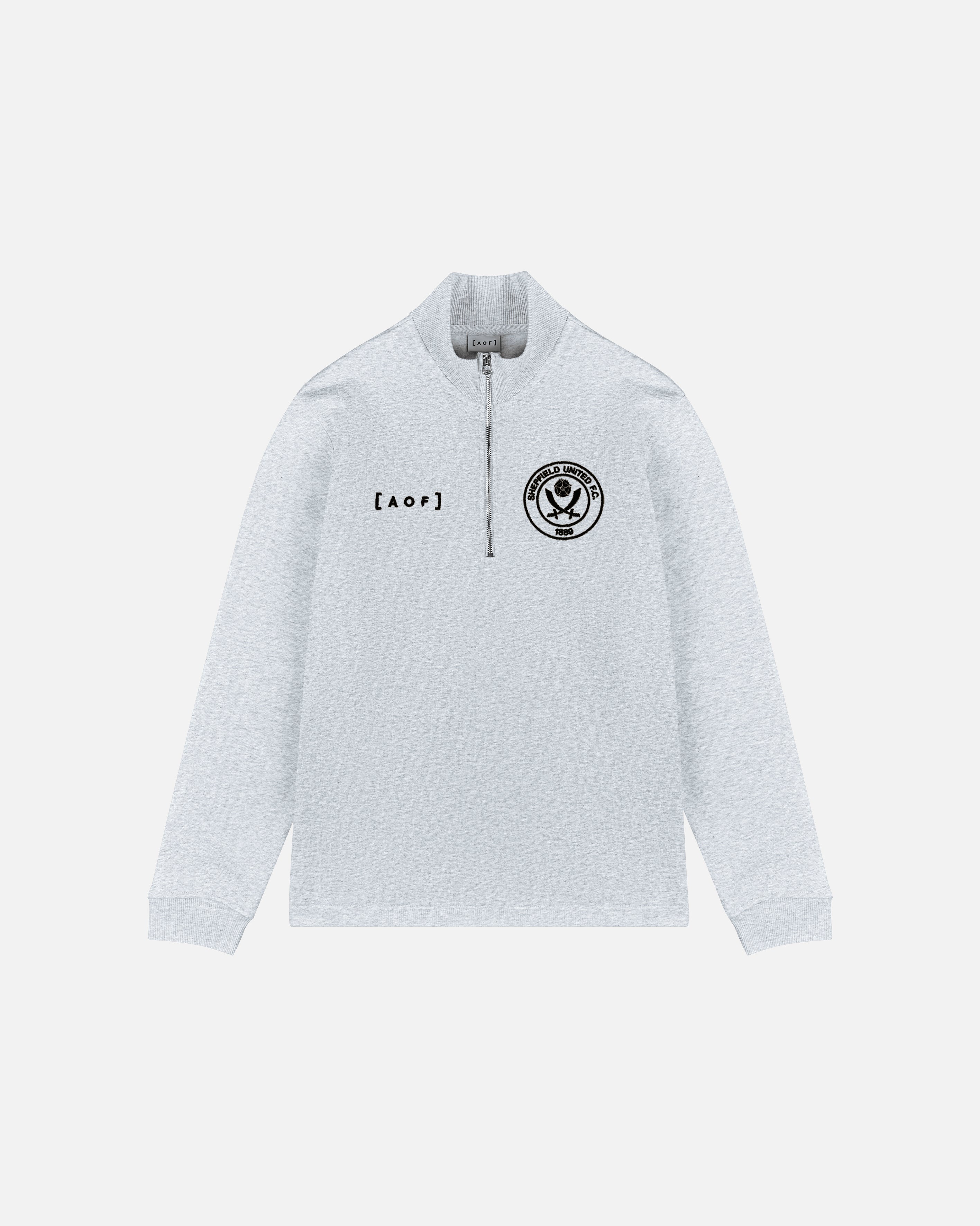 ART OF x Sheffield United Grey Quarter Zip Sweat | SUFC Football Merch