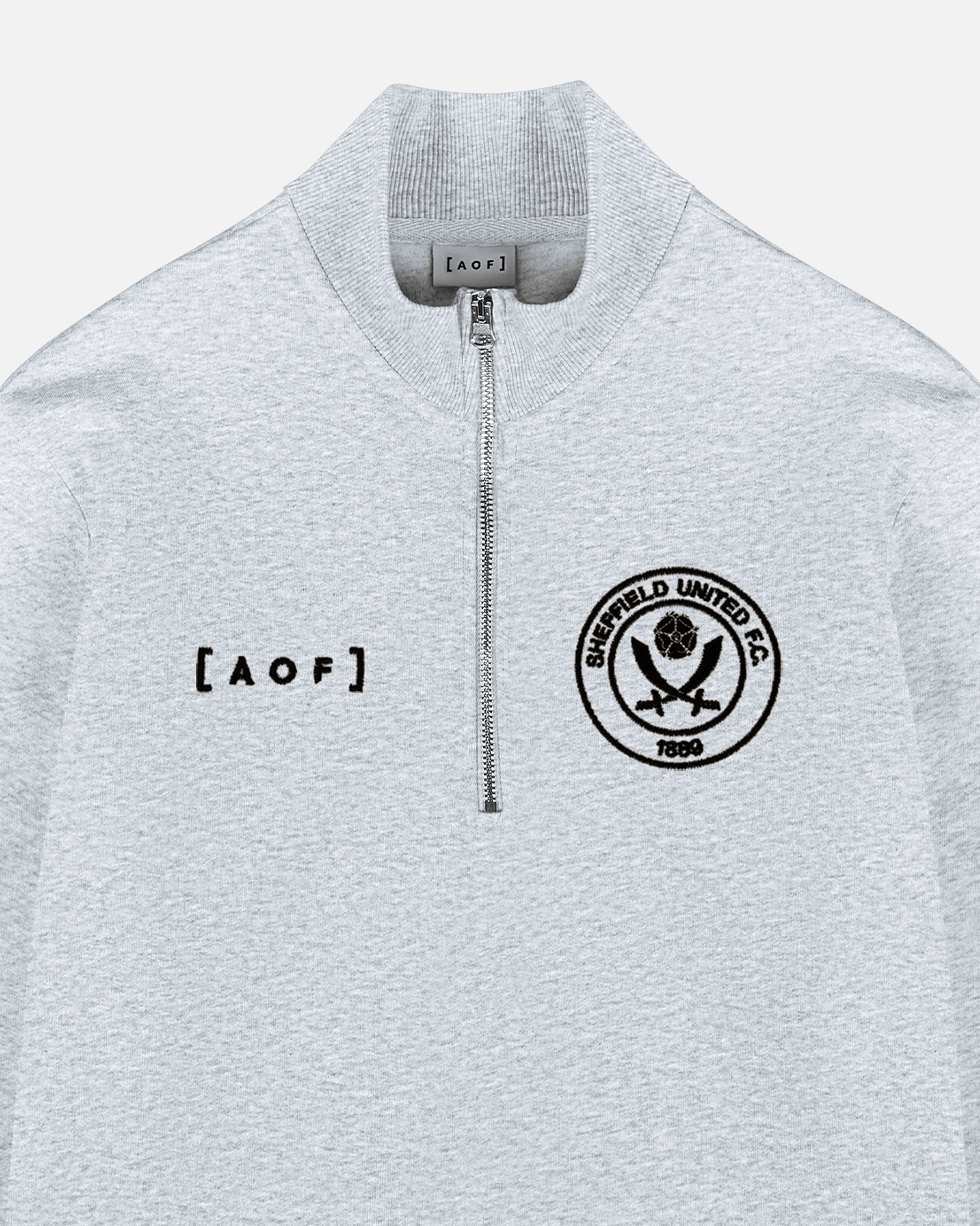ART OF x Sheffield United Grey Quarter Zip Sweat | SUFC Football Merch