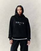ART OF Toon Embroidered Classics | Black Hoodie | NUFC Football Sweat