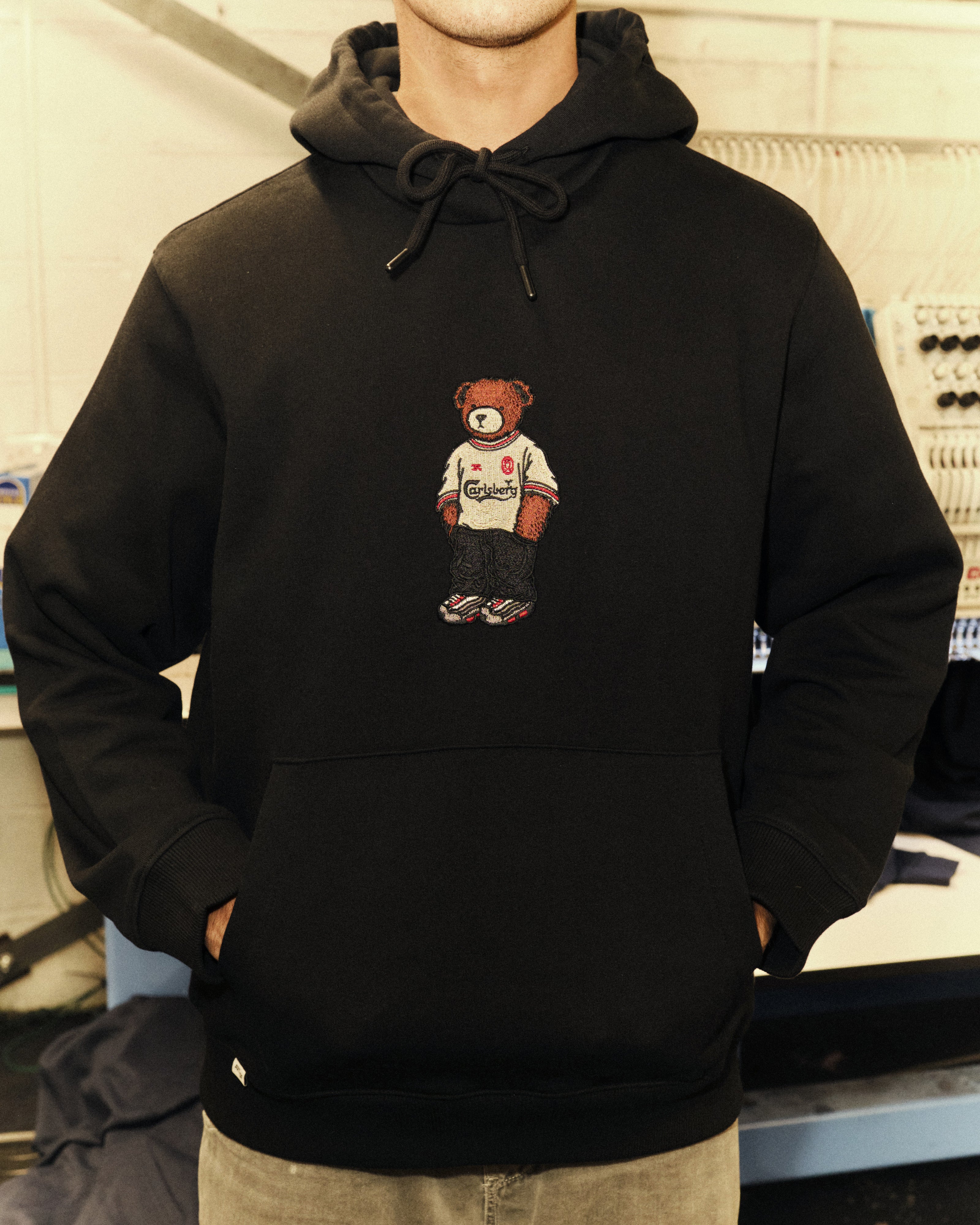 ART OF LFC Pickles Hoodie | Black Embroidered Football Sweat