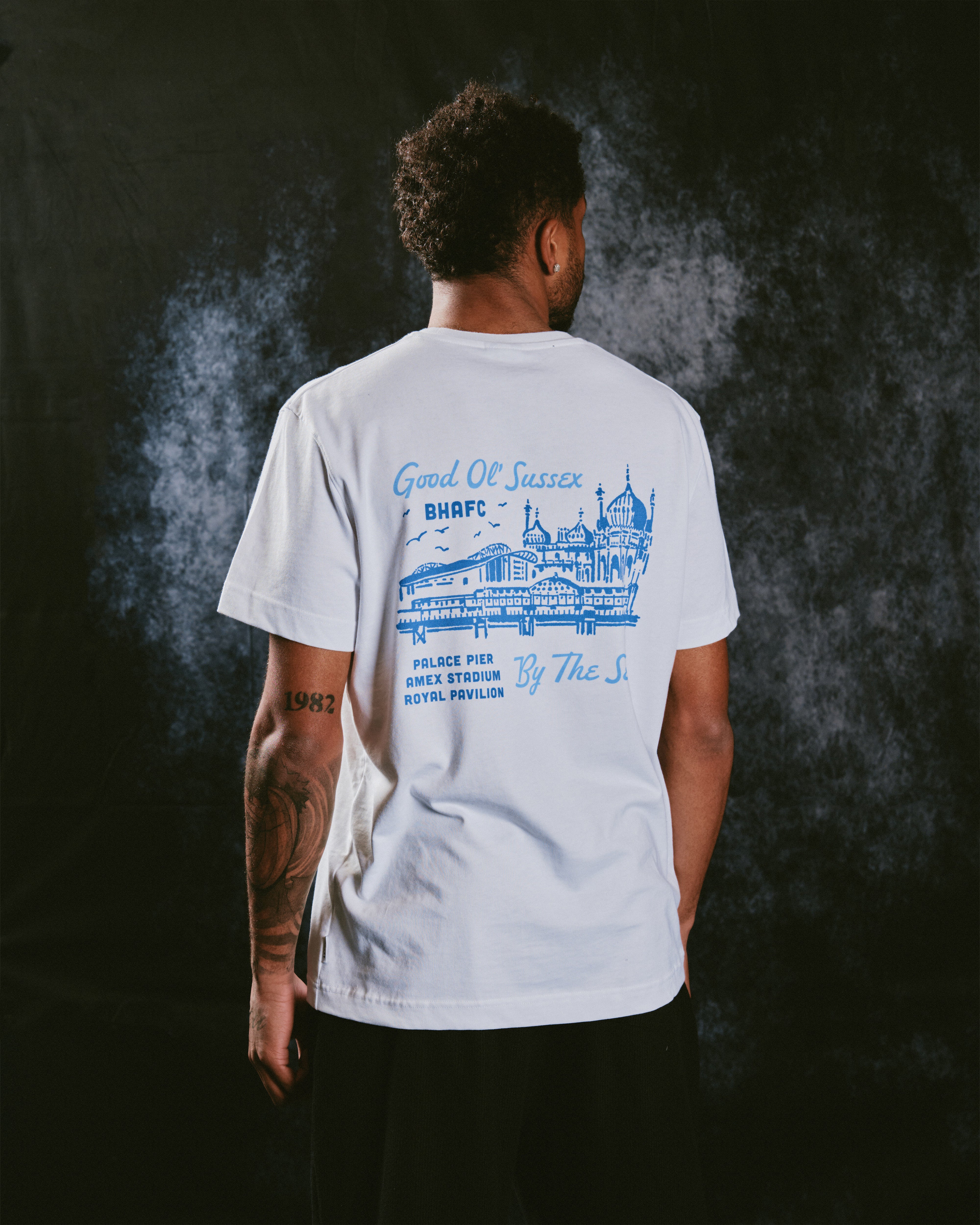 ART OF x Brighton Sussex By The Sea Tee | BHAFC White Football T-shirt