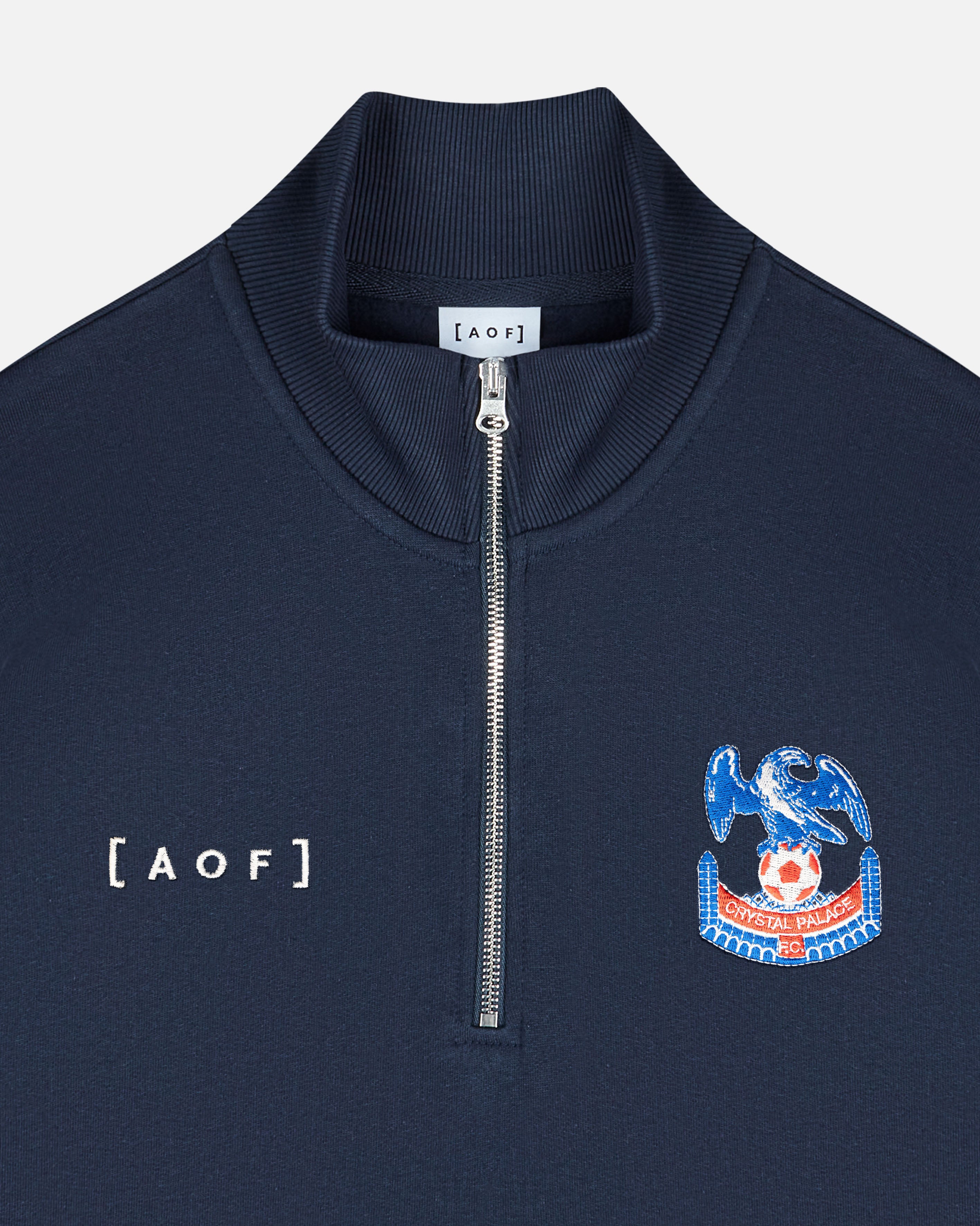 ART OF x Crystal Palace 90s Navy Quarter Zip Sweat | Football Merch