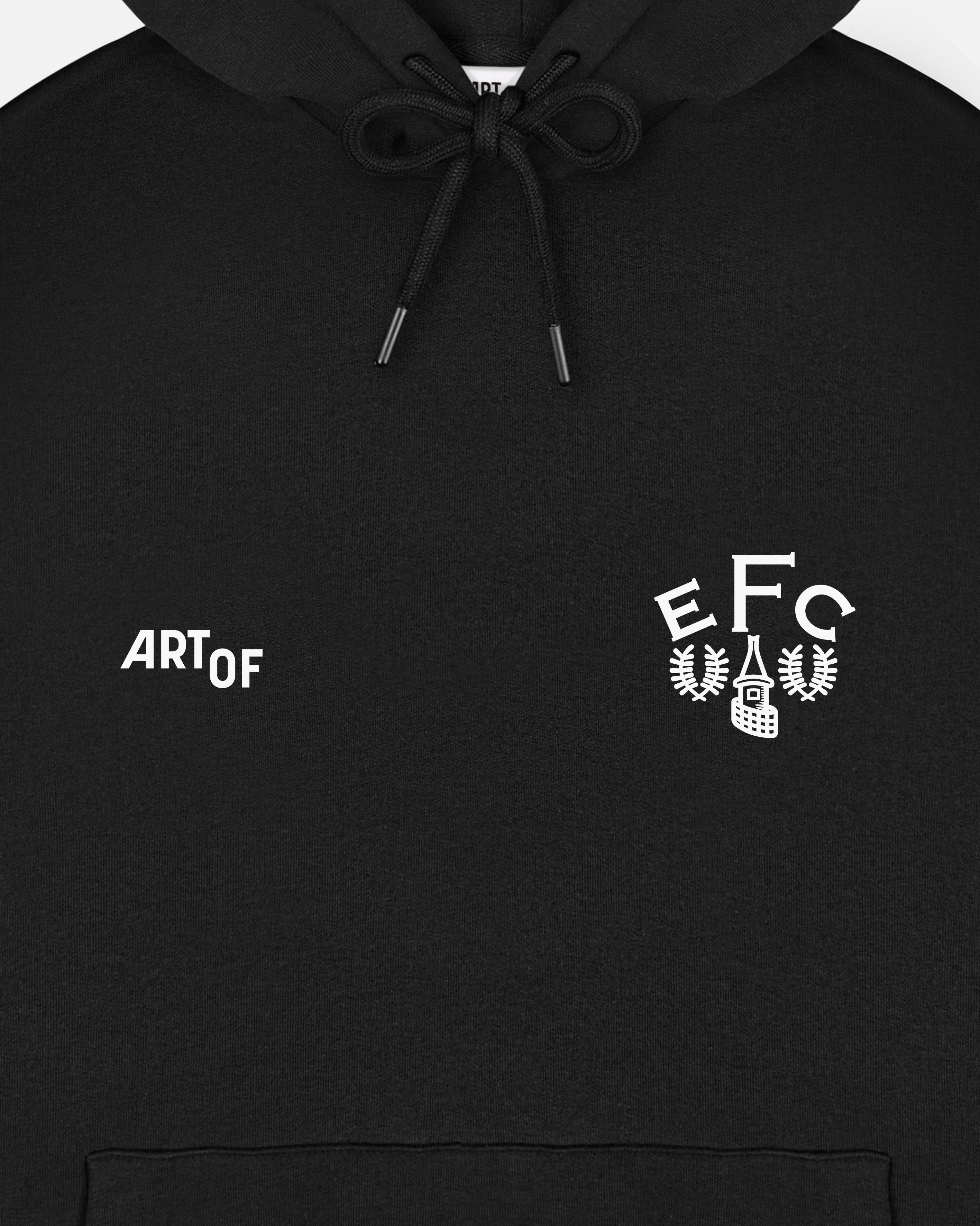 ART OF x Everton Heritage Hoodie | EFC Black Printed Football Sweat