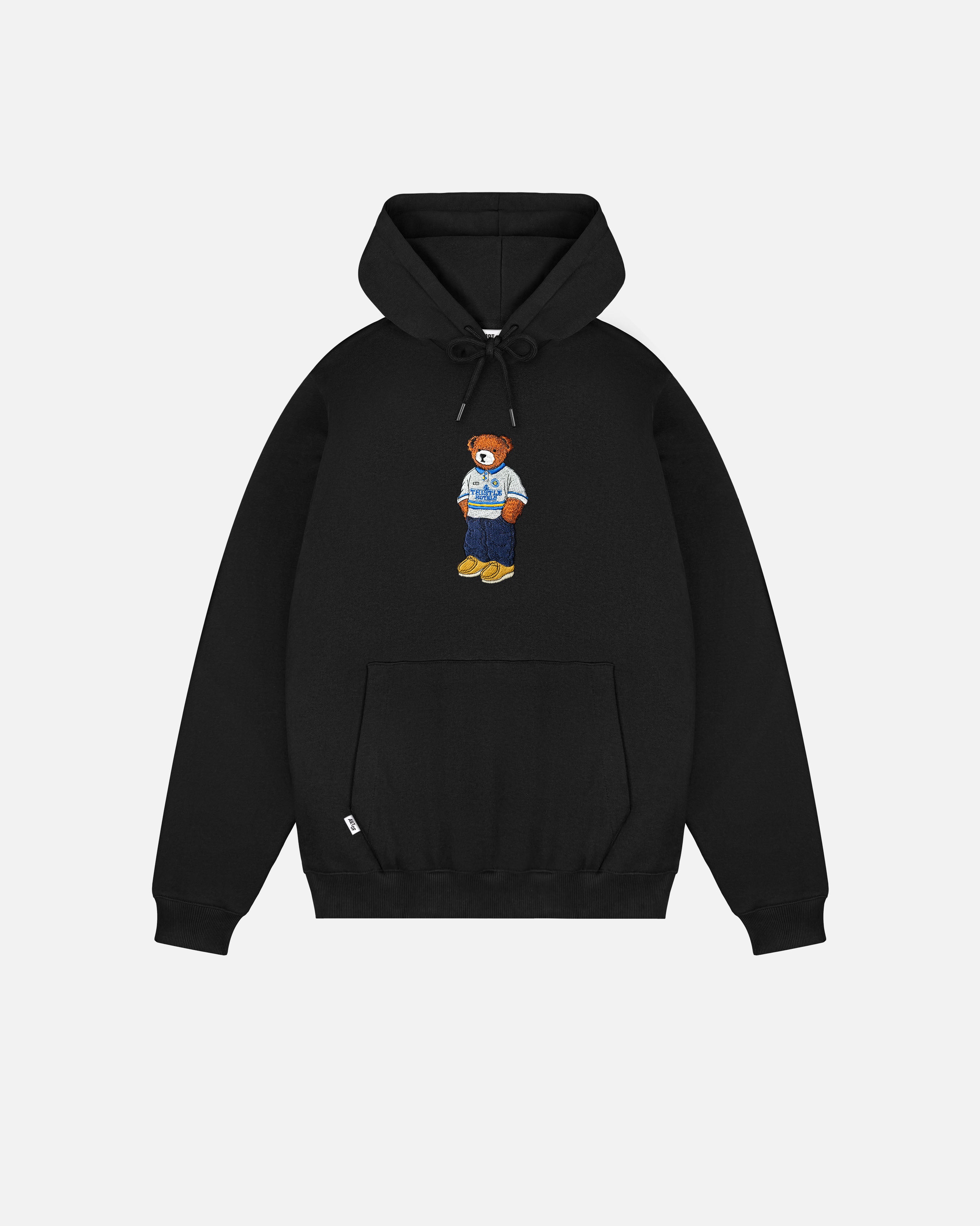 ART OF x Leeds Pickles Hoodie | LUFC Black Embroidered Football Sweat