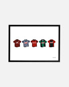 ART OF x AFC Bournemouth Classics Framed Print | AFCB Football Art