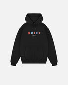ART OF x Brentford Embroidered Classics Black Hoodie | Football Sweat