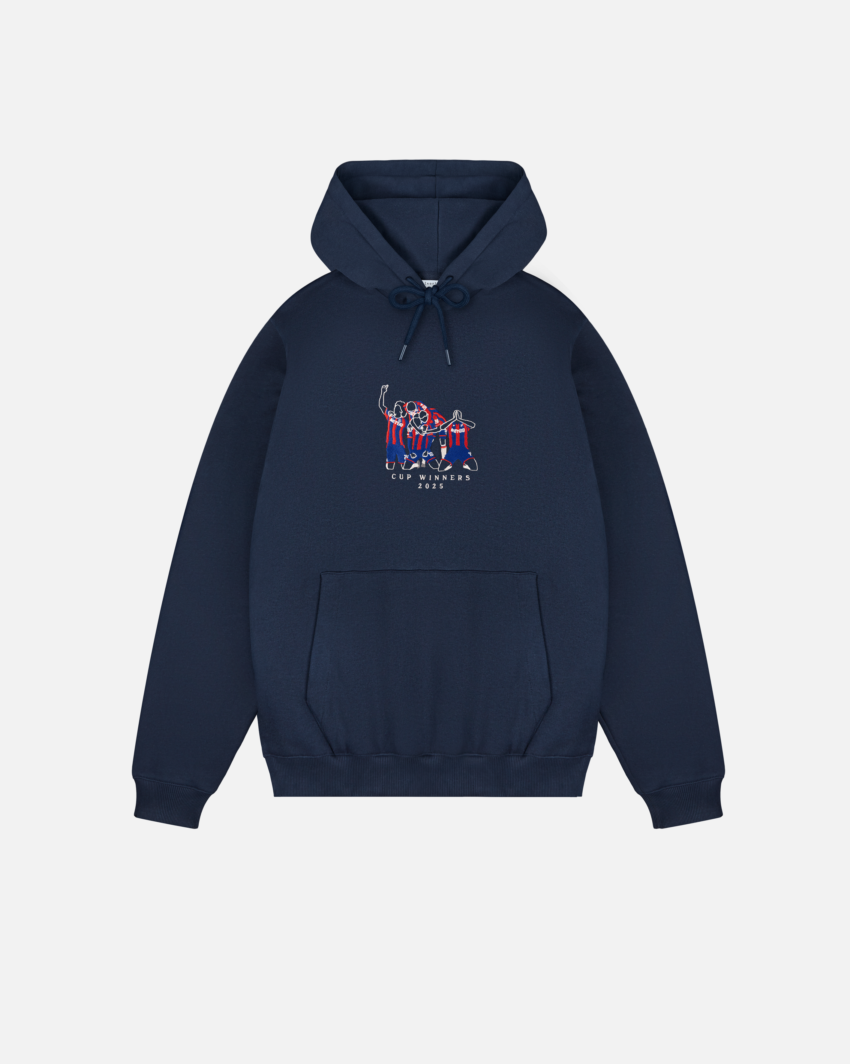 ART OF Crystal Palace Cup Winners Hoodie | Embroidered Football Sweat