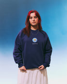 ART OF x Leicester City Blue Panelled Sweat | LCFC Football Merch