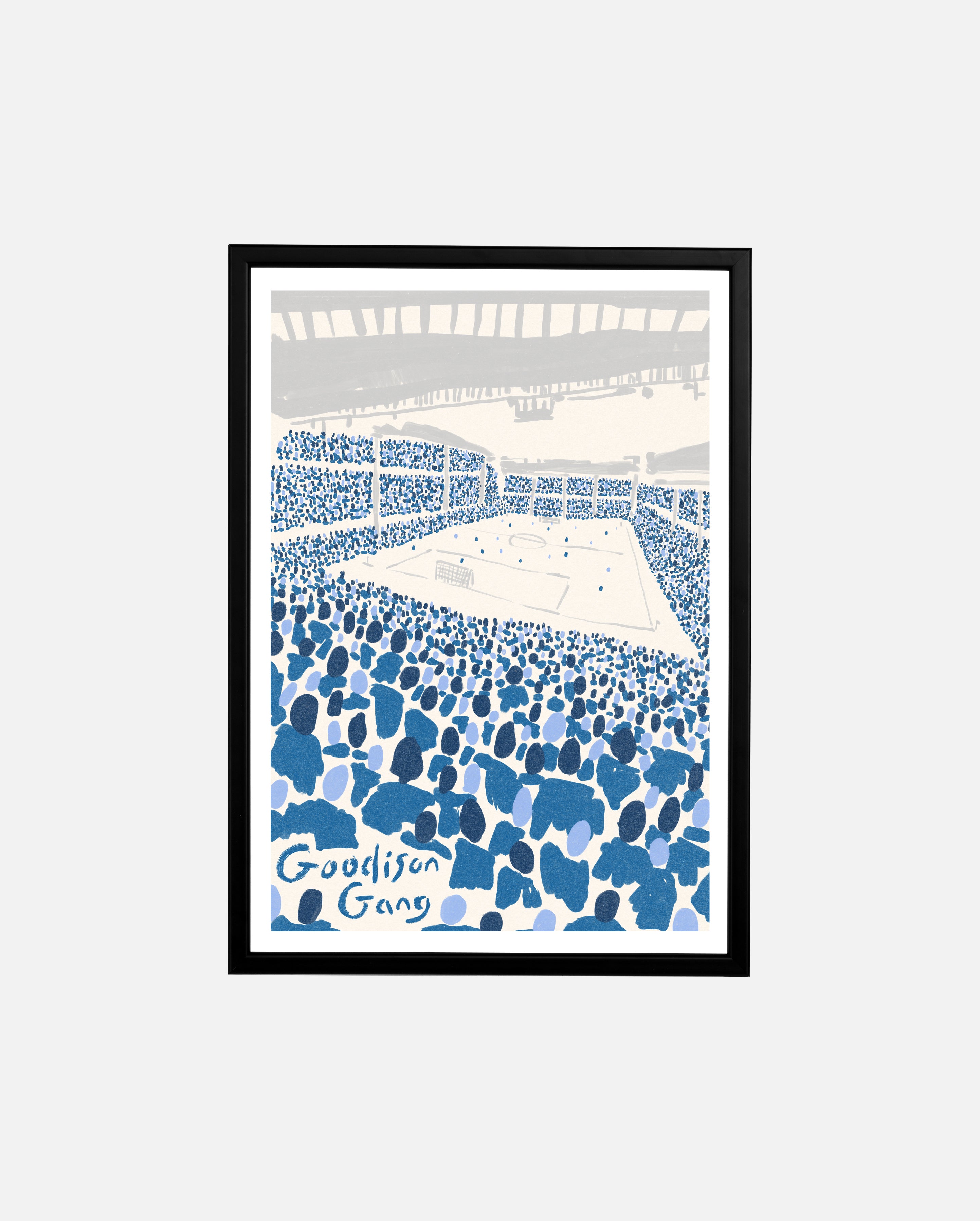 ART OF x Everton Goodison Gang Framed Football Print | EFC Wall Art