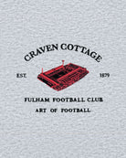 ART OF x Fulham Craven Cottage | FFC Grey Embroidered Football Hoodie