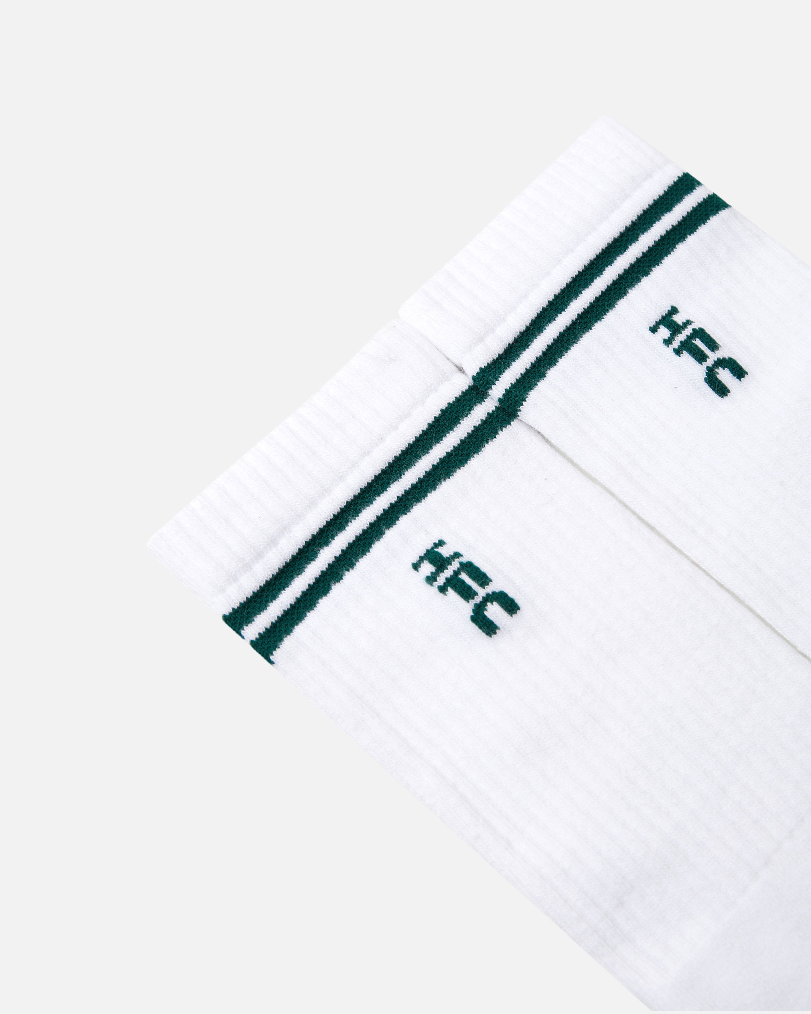 ART OF x Hibernian Stripe Socks | Hibs HFC White Football Accessories