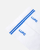 ART OF x Leeds United Stripe Socks | LUFC White Football Accessories