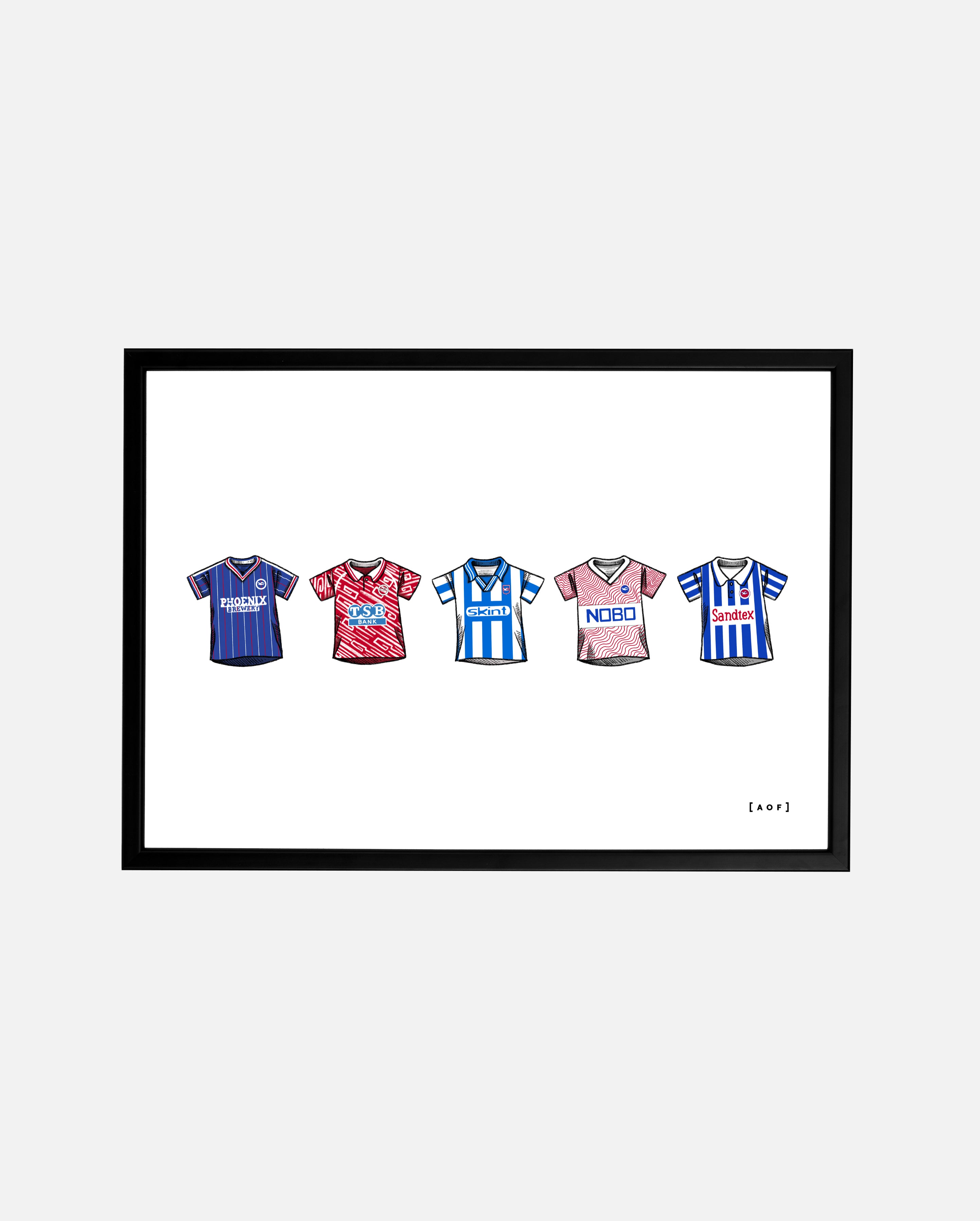 ART OF x Brighton Classics Framed Print | BHAFC Football Art