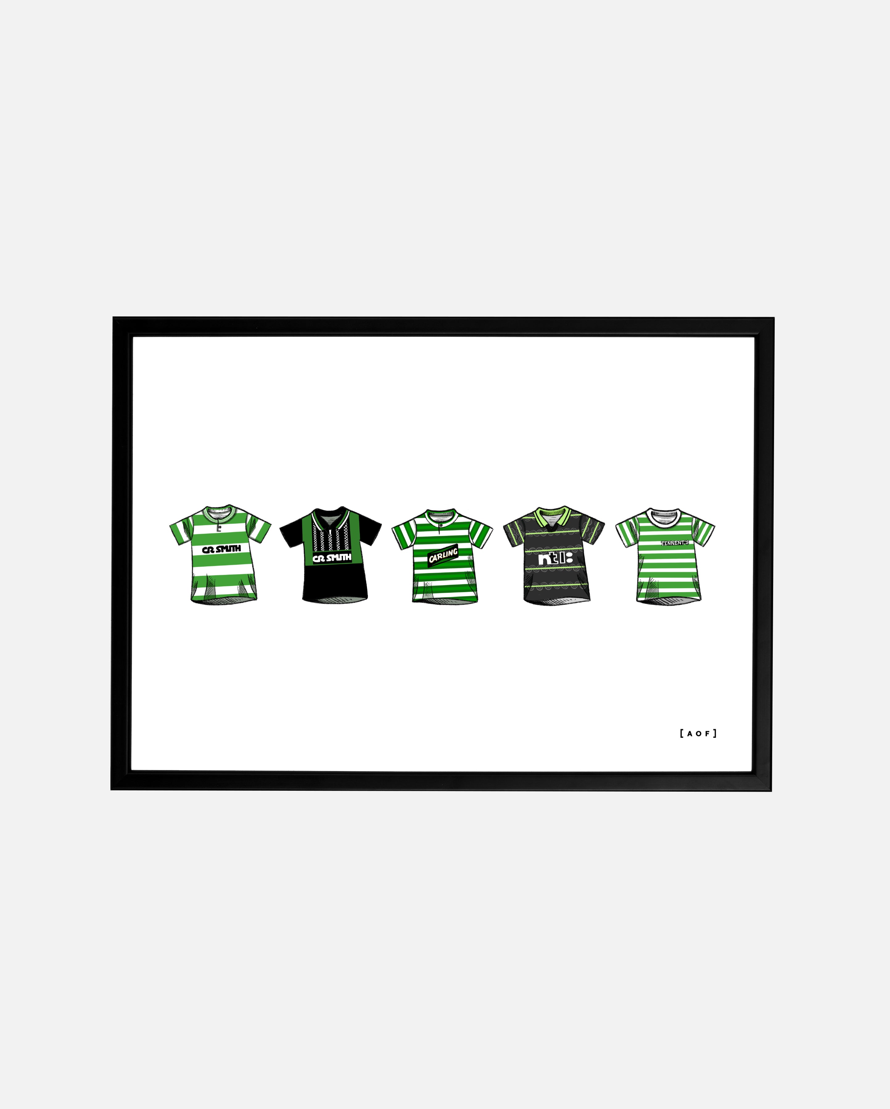 ART OF Bhoys Classics Framed Print | Celtic Football Wall Art