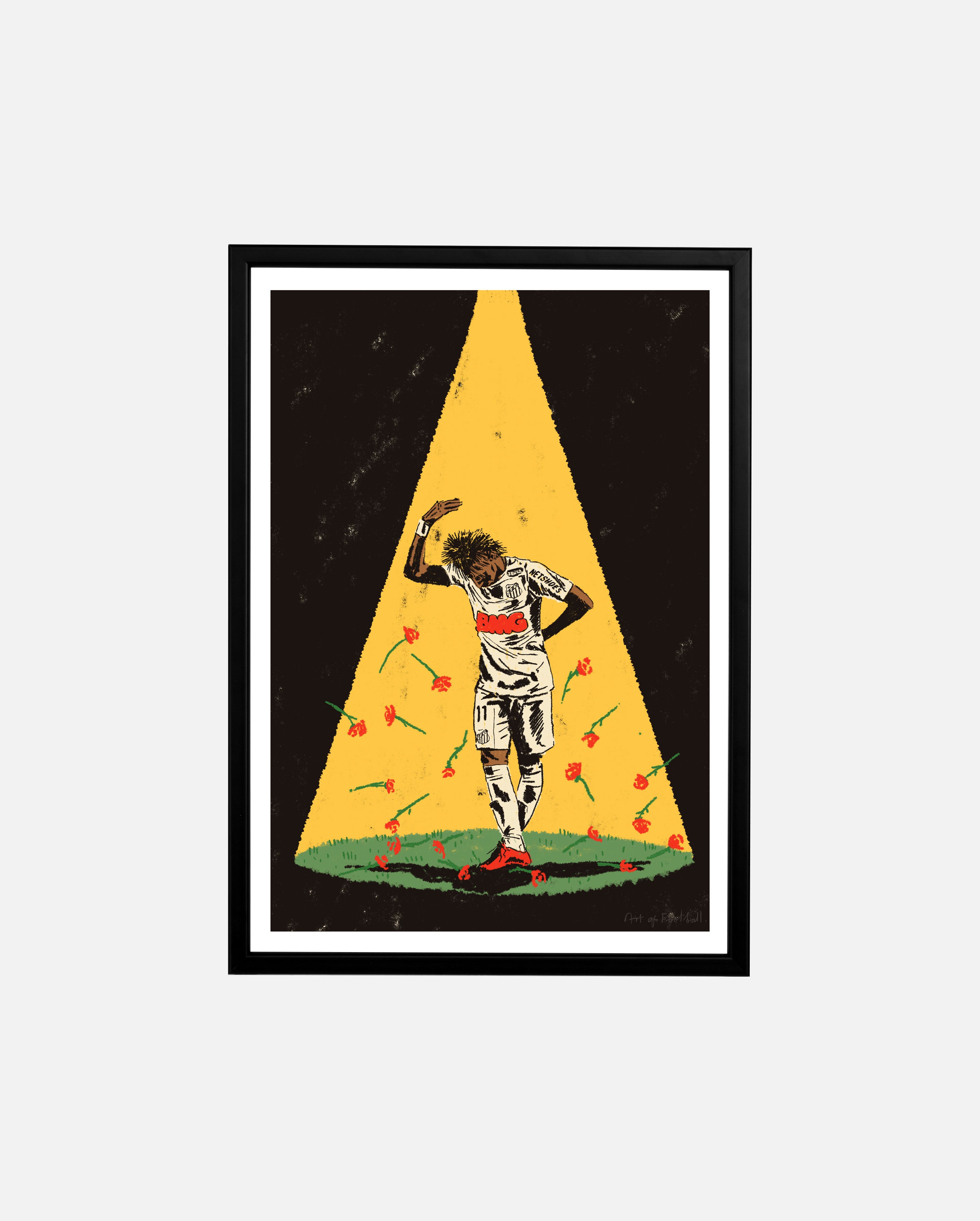 ART OF Last Dance Framed Print | Brazil Football Wall Art
