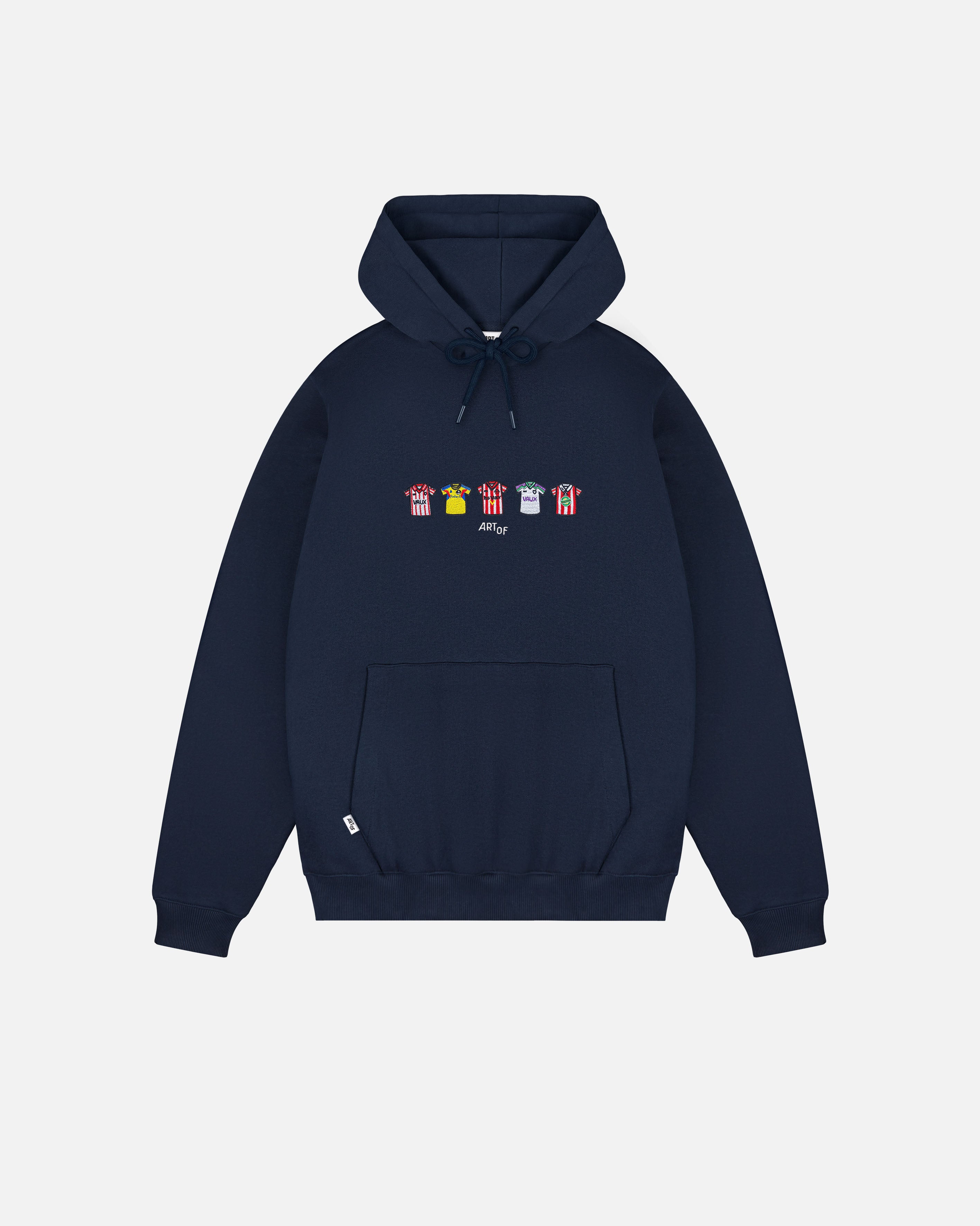 ART OF x Sunderland Embroidered Navy Classics Hoodie | Football Sweat