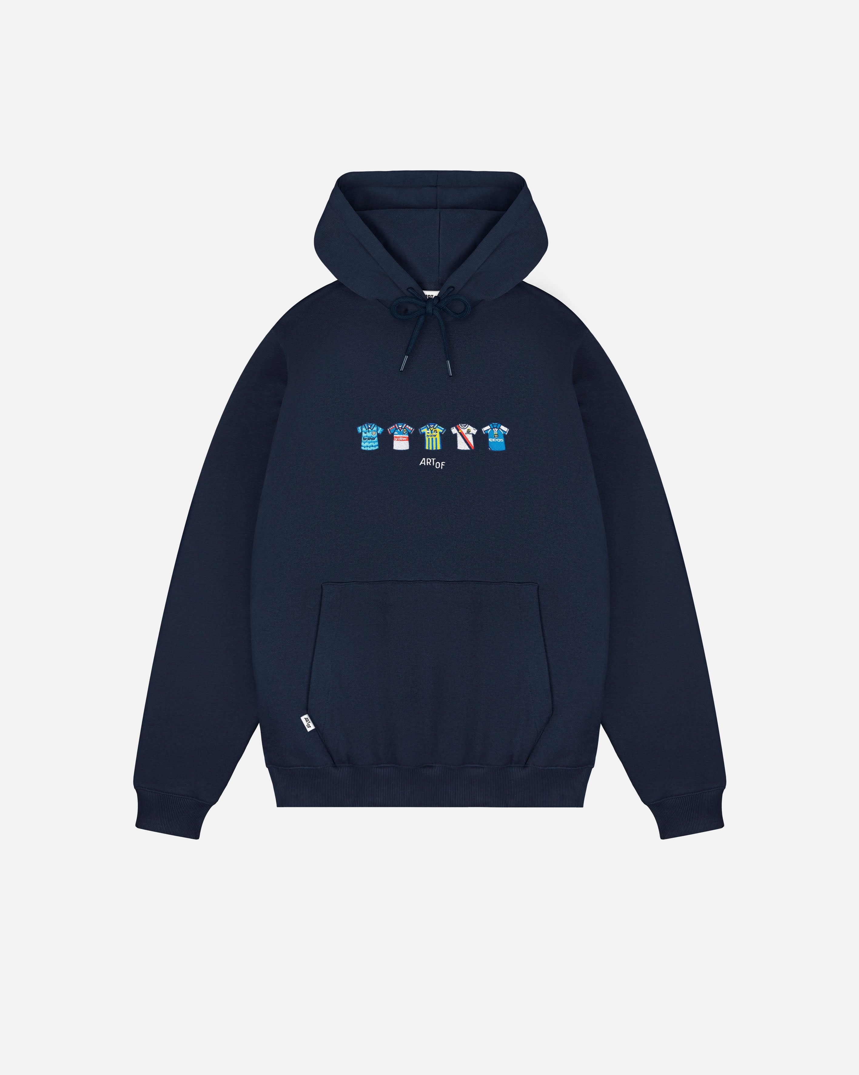 ART OF x MCFC Embroidered Classics Navy Hoodie | City Football Sweat