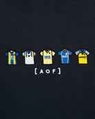 AOF Oxford United Embroidered Classics | Navy Sweat | Art of Football