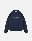 AOF Oxford United Embroidered Classics | Navy Sweat | Art of Football