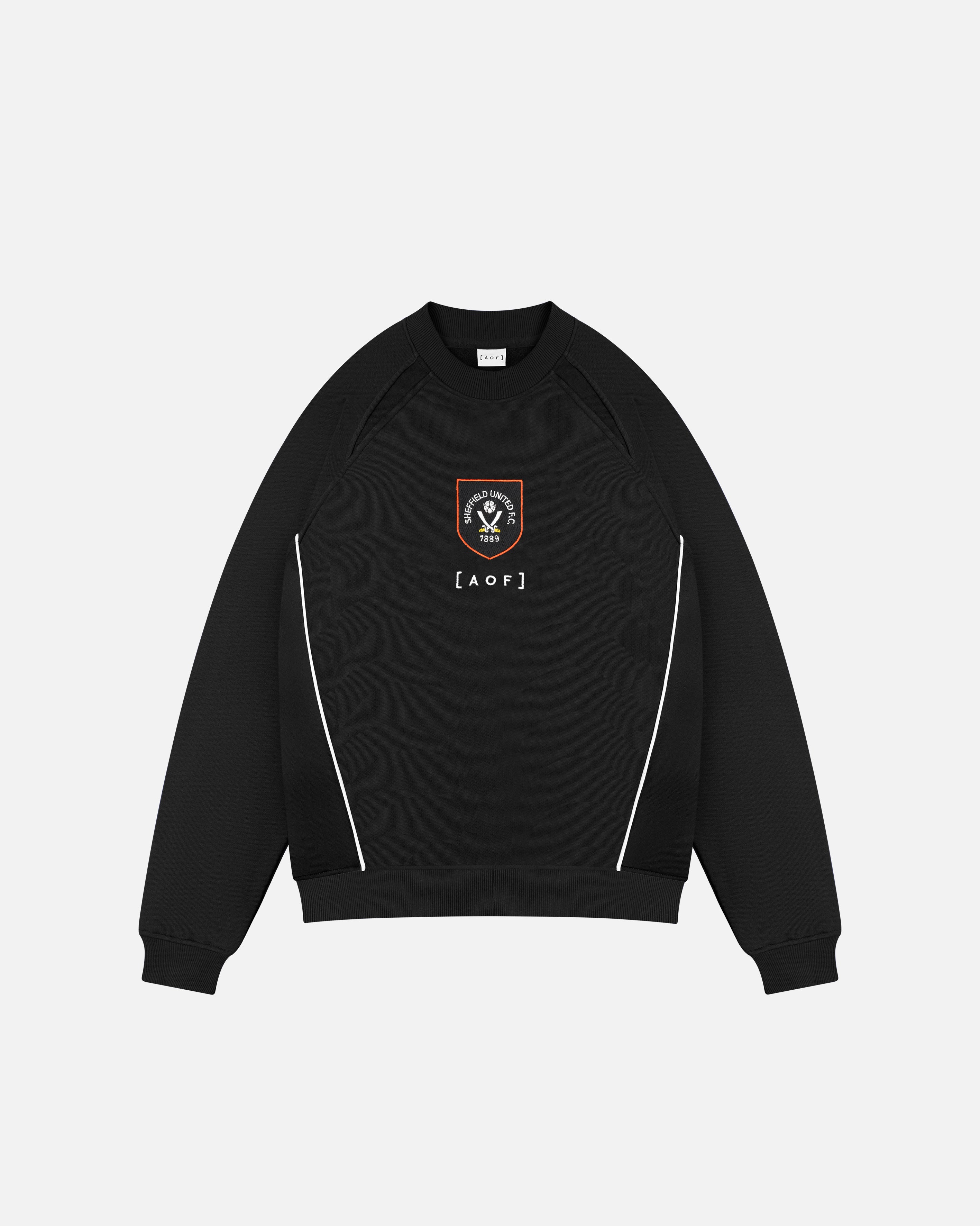ART OF x Sheffield United Black Panelled Sweat | SUFC Football Merch