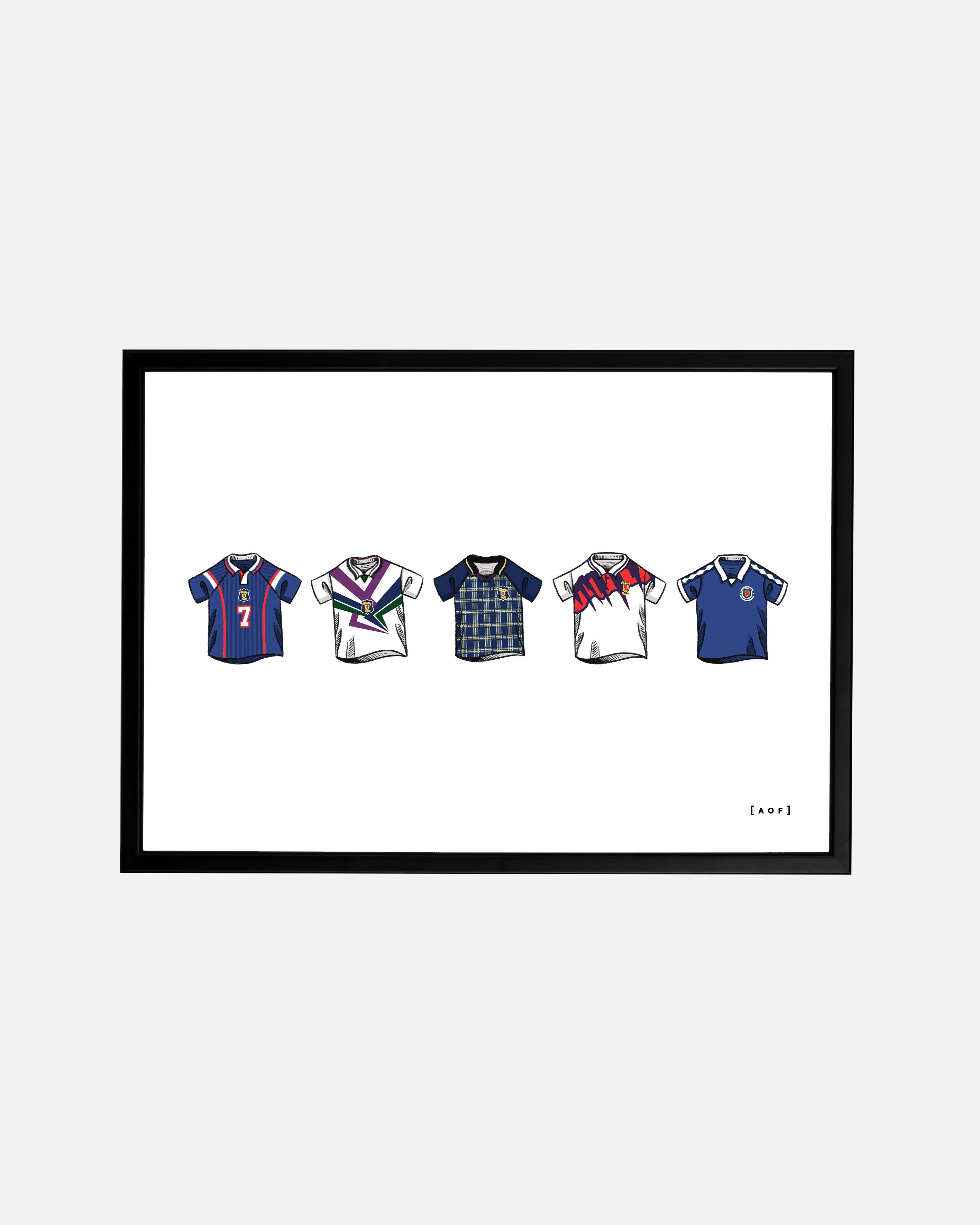 ART OF Scotland Classics Framed Print | Football Wall Art