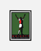 ART OF AFC Wrighty Framed Print | Football Wall Art