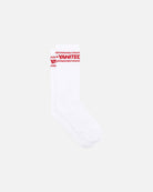 ART OF United Scarf Socks | MUFC White Knitted Football Accessories