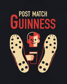 ART OF x Guinness Post Match Tee | Black Graphic Football T-shirt