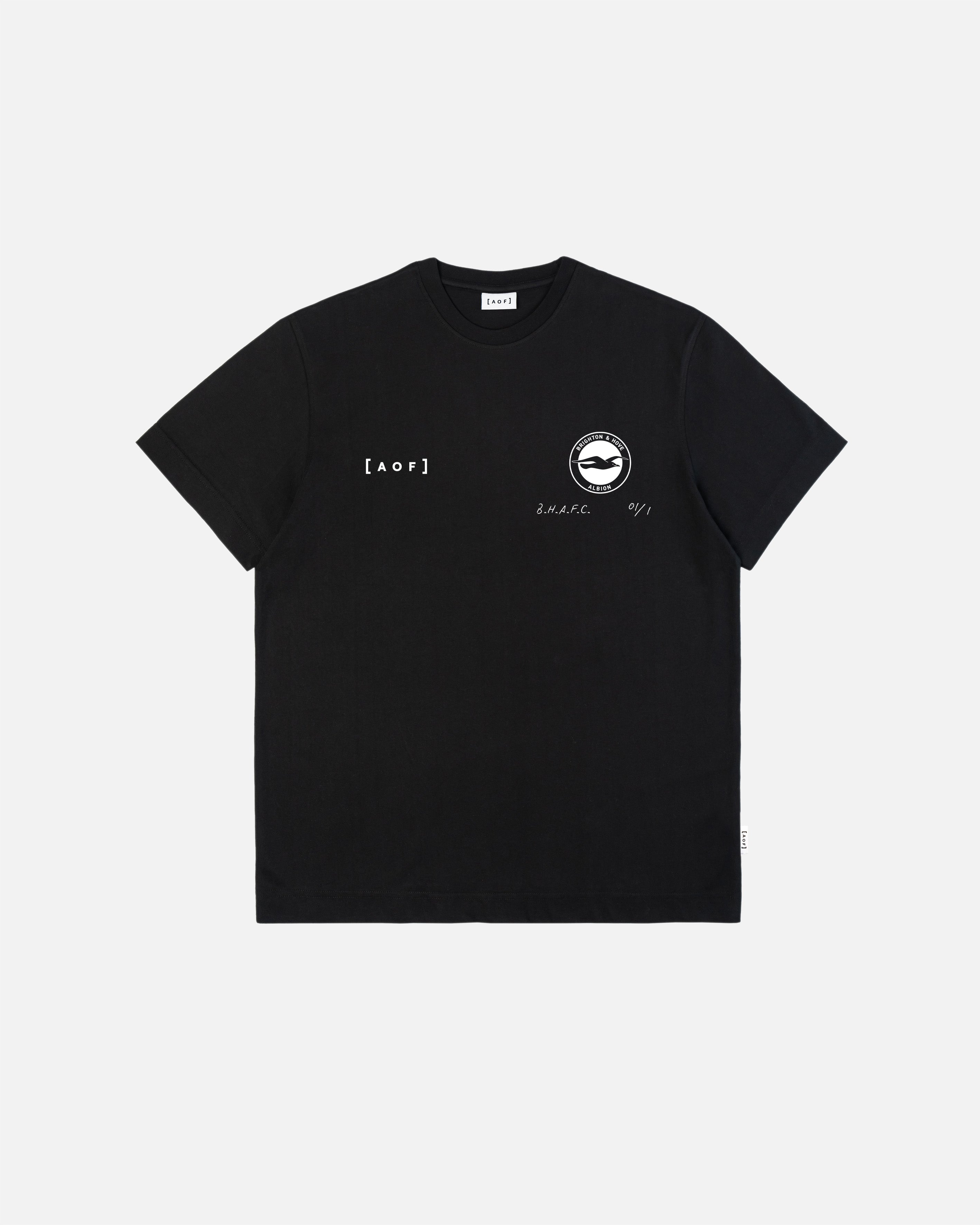 ART OF Brighton Exhibition Tee | BHAFC Black Graphic Football T-shirt