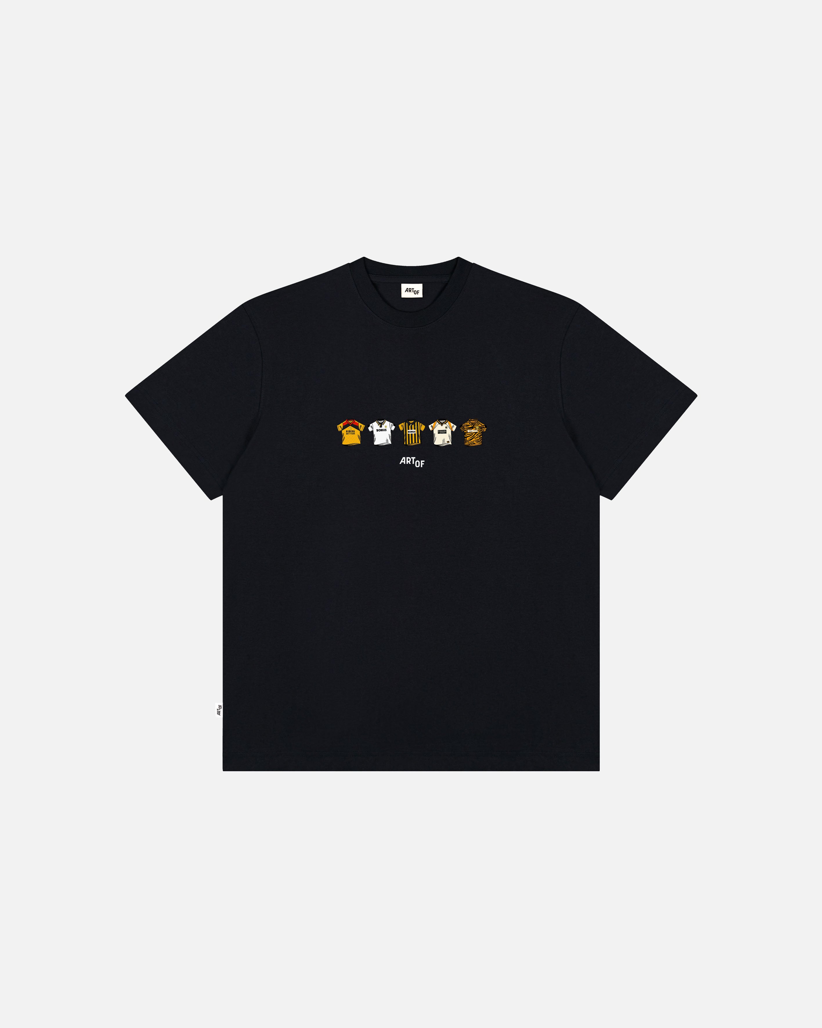ART OF Hull Printed Classics Tee | HCFC Black Graphic Football T-shirt