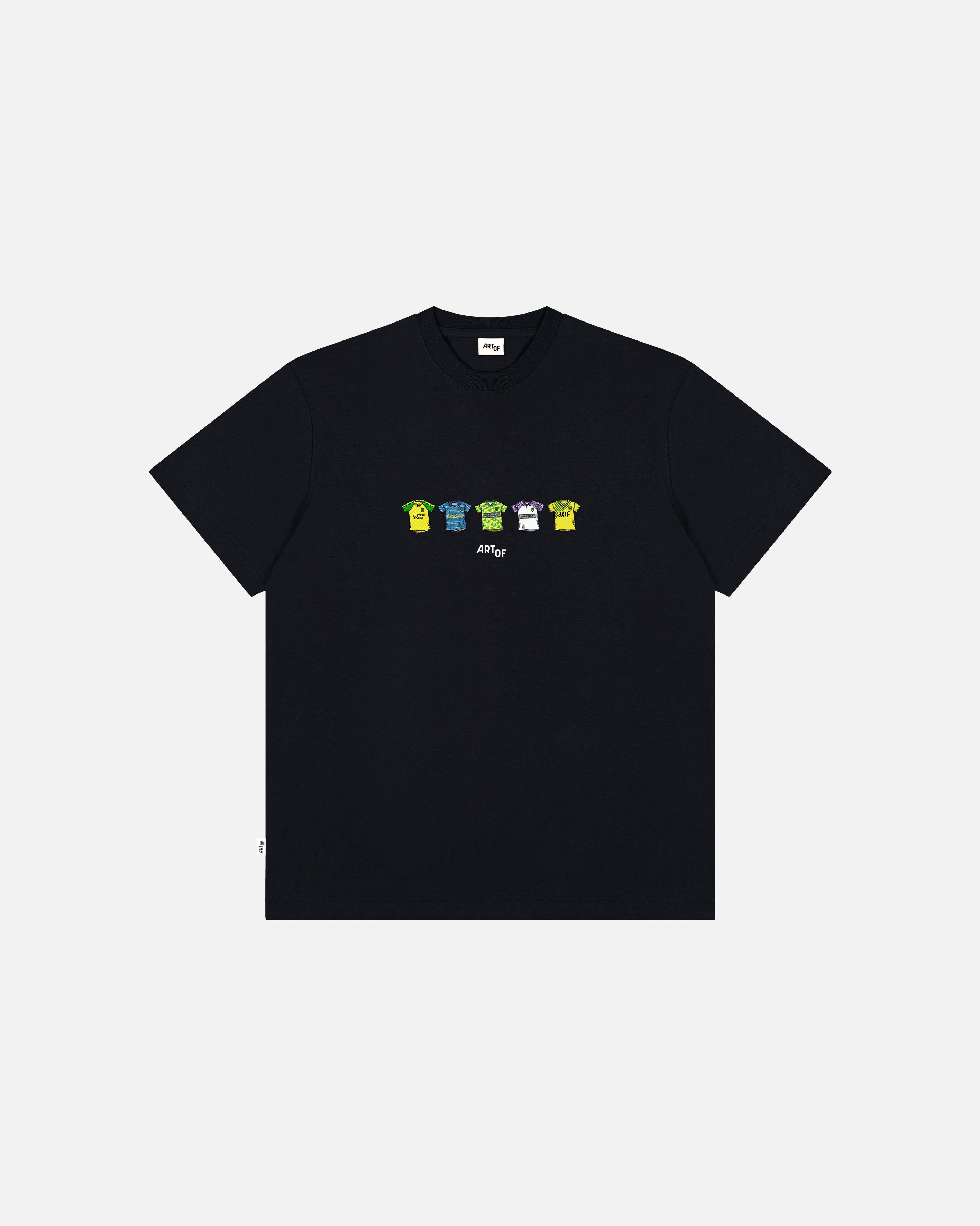 ART OF Norwich Classics Tee | NCFC Black Graphic Football T-shirt