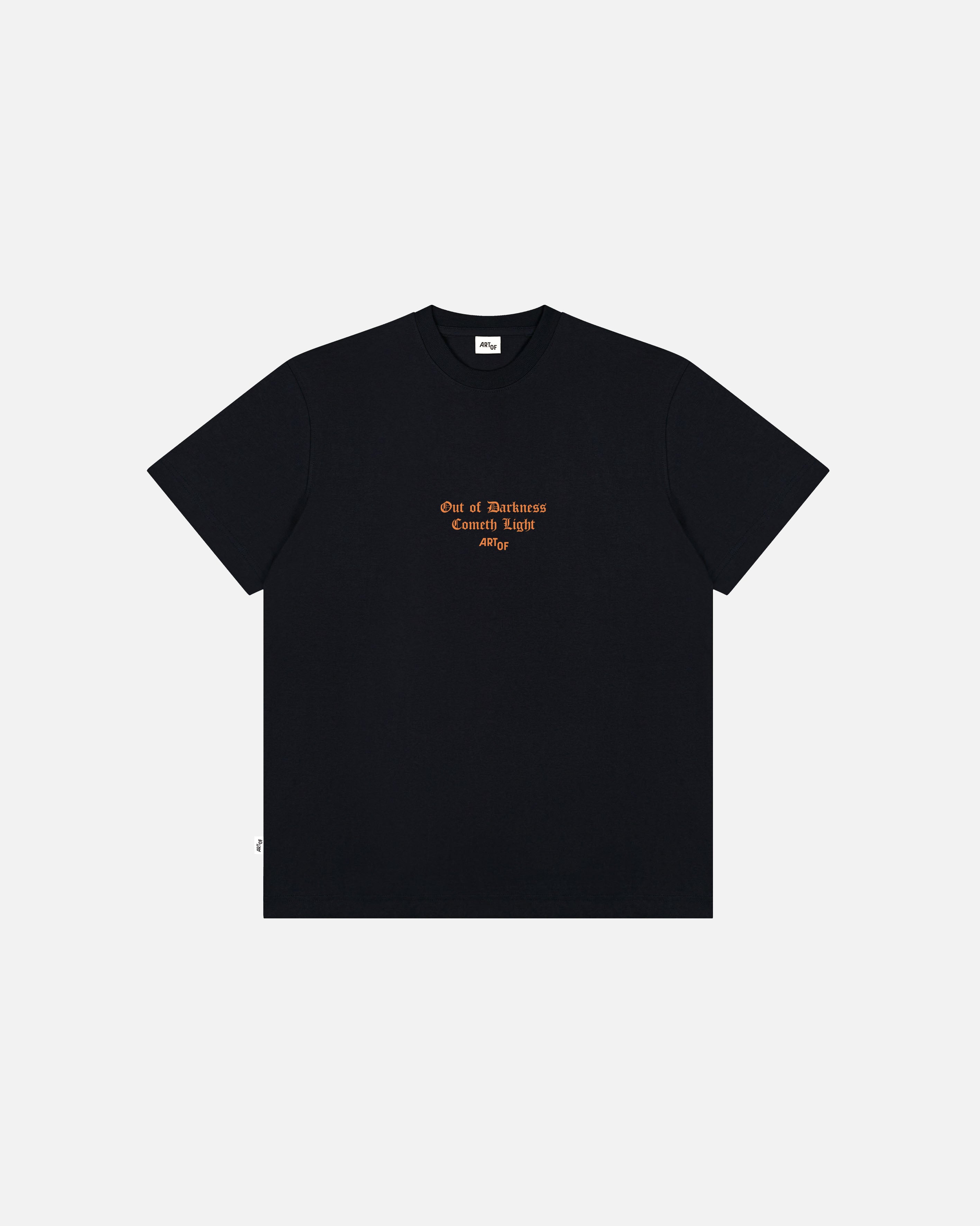ART OF x Wolves Out Of Darkness Tee | Black Graphic Football T-shirt