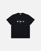 ART OF Marseille Printed Classics Tee | Black Graphic Football T-shirt