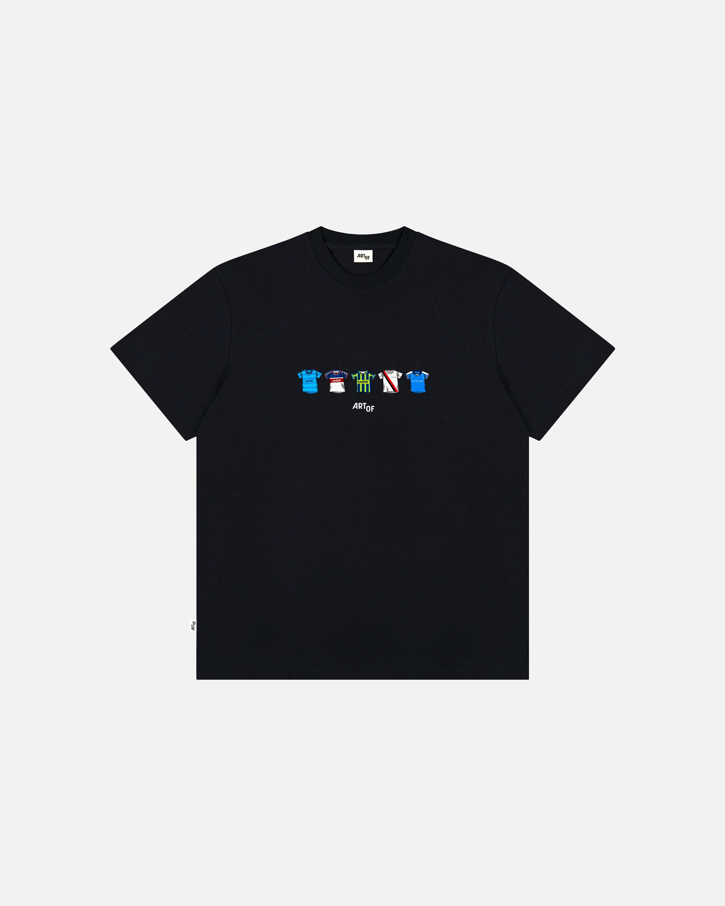 ART OF MCFC Printed Classics Tee | City Black Graphic Football T-shirt