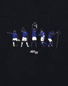 ART OF x Everton Icons Tee | EFC Black Graphic Football T-shirt