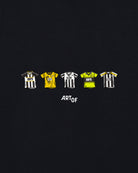 ART OF Notts County Classics Tee | NCFC Black Graphic Football T-shirt