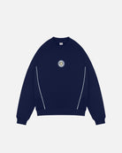 ART OF x Leeds United Navy Panelled Sweat | LUFC Football Merch