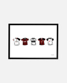 ART OF x Fulham Classics Framed Print | FFC Football Wall Art