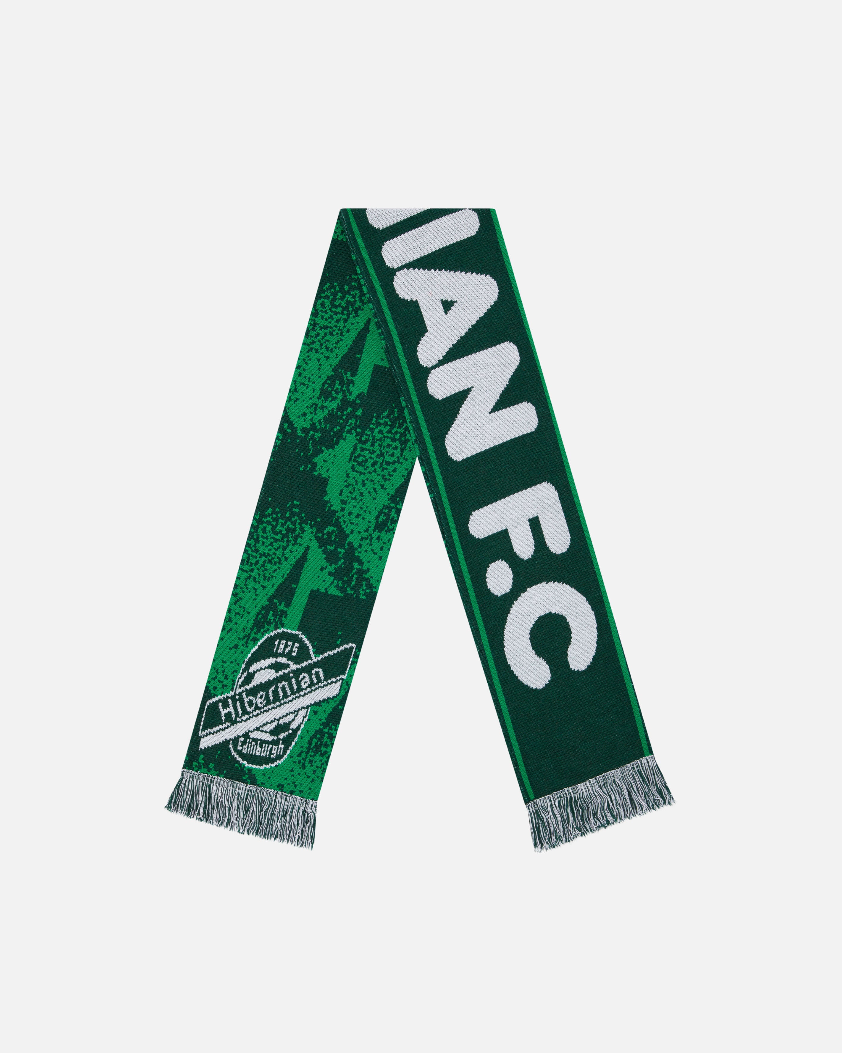 ART OF x Hibernian Heritage Scarf | Green Knitted Football Accessories