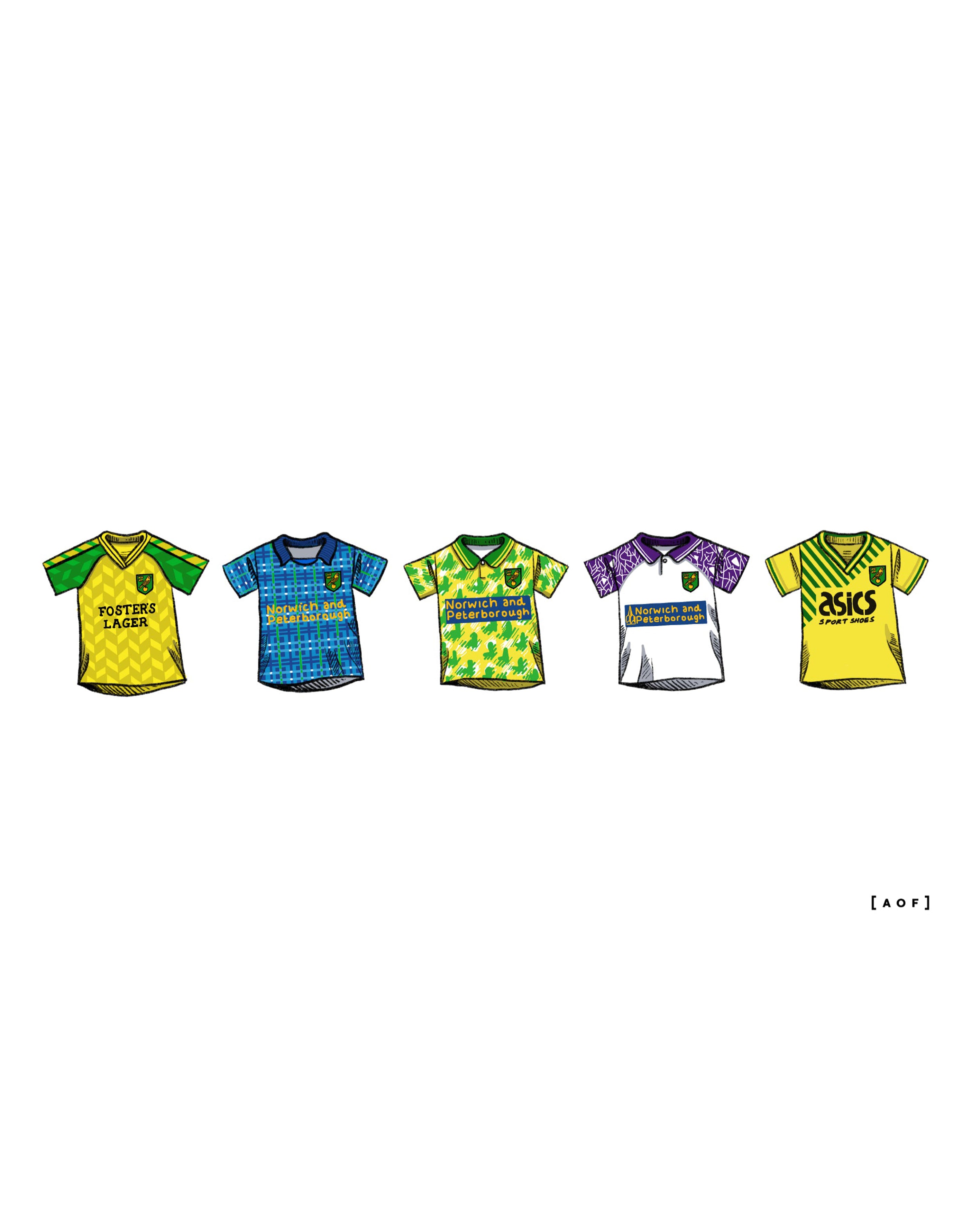ART OF NCFC Classics Framed Print | Norwich Football Wall Art