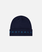 ART OF Leeds Heritage Beanie | LUFC Navy Knitted Football Accessories